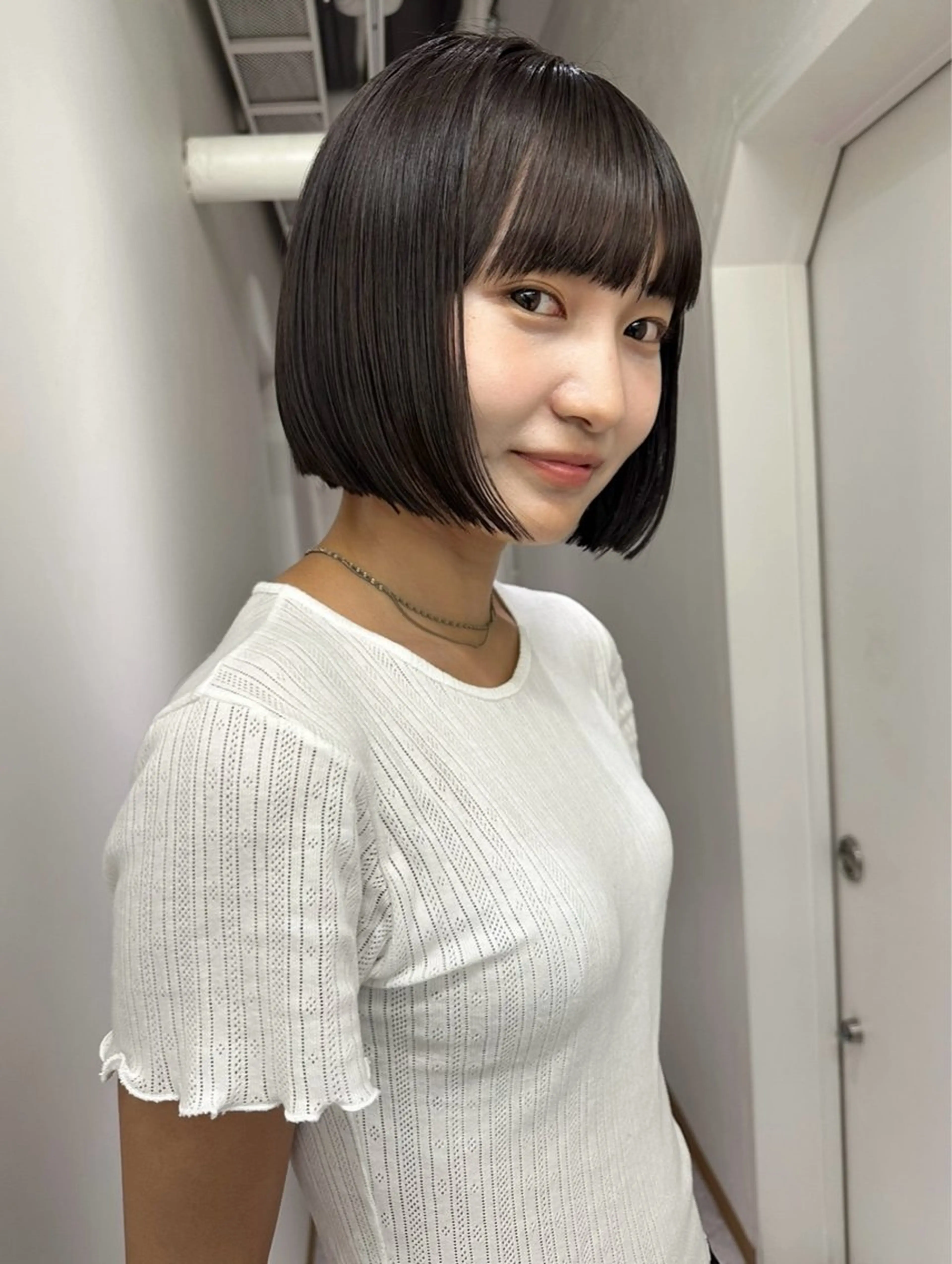 似合わせカット(レイヤーカット+バッサリカットok)の写真