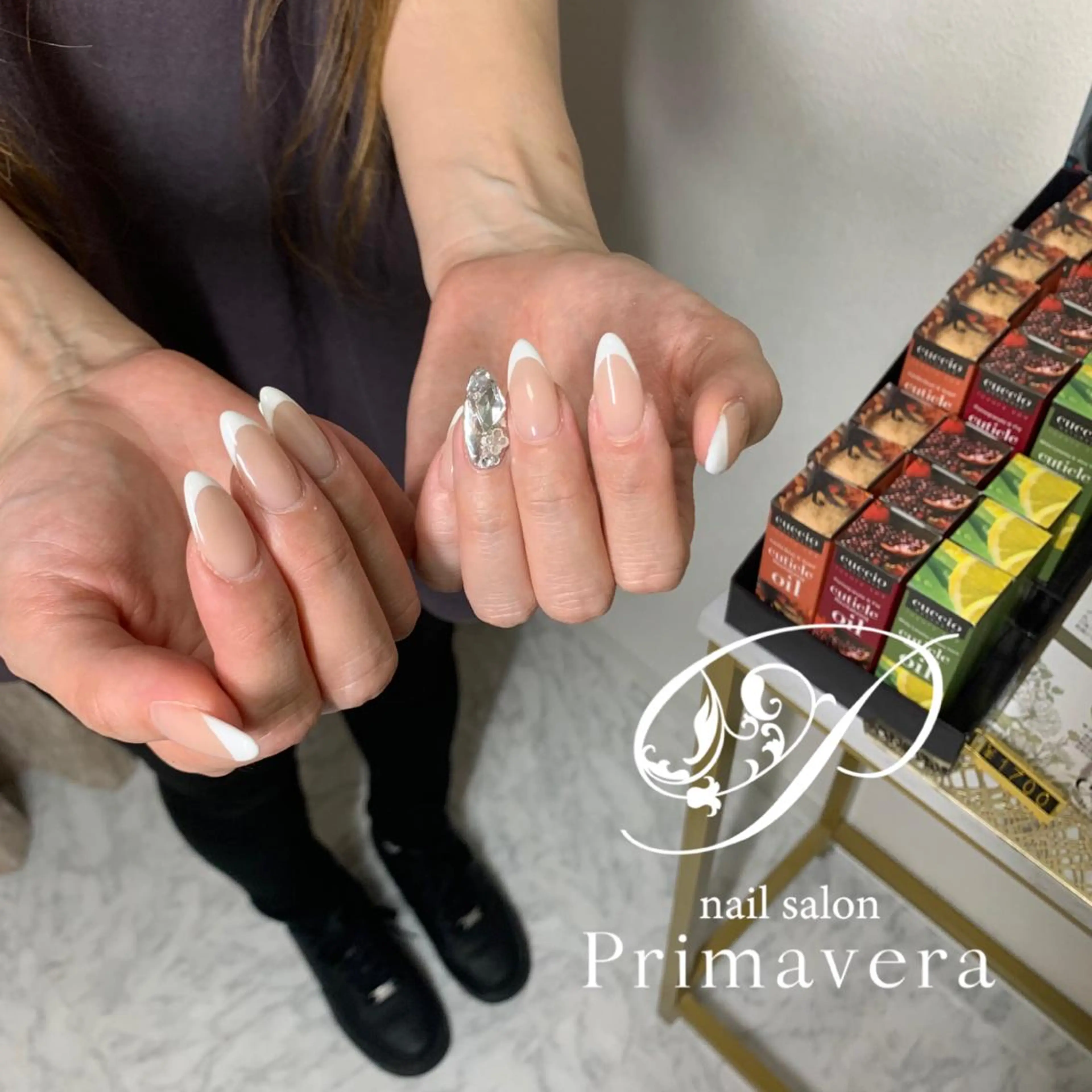 ネイル ハンドネイル Primavera 新横浜🤍美フォルムのネイルデザイン