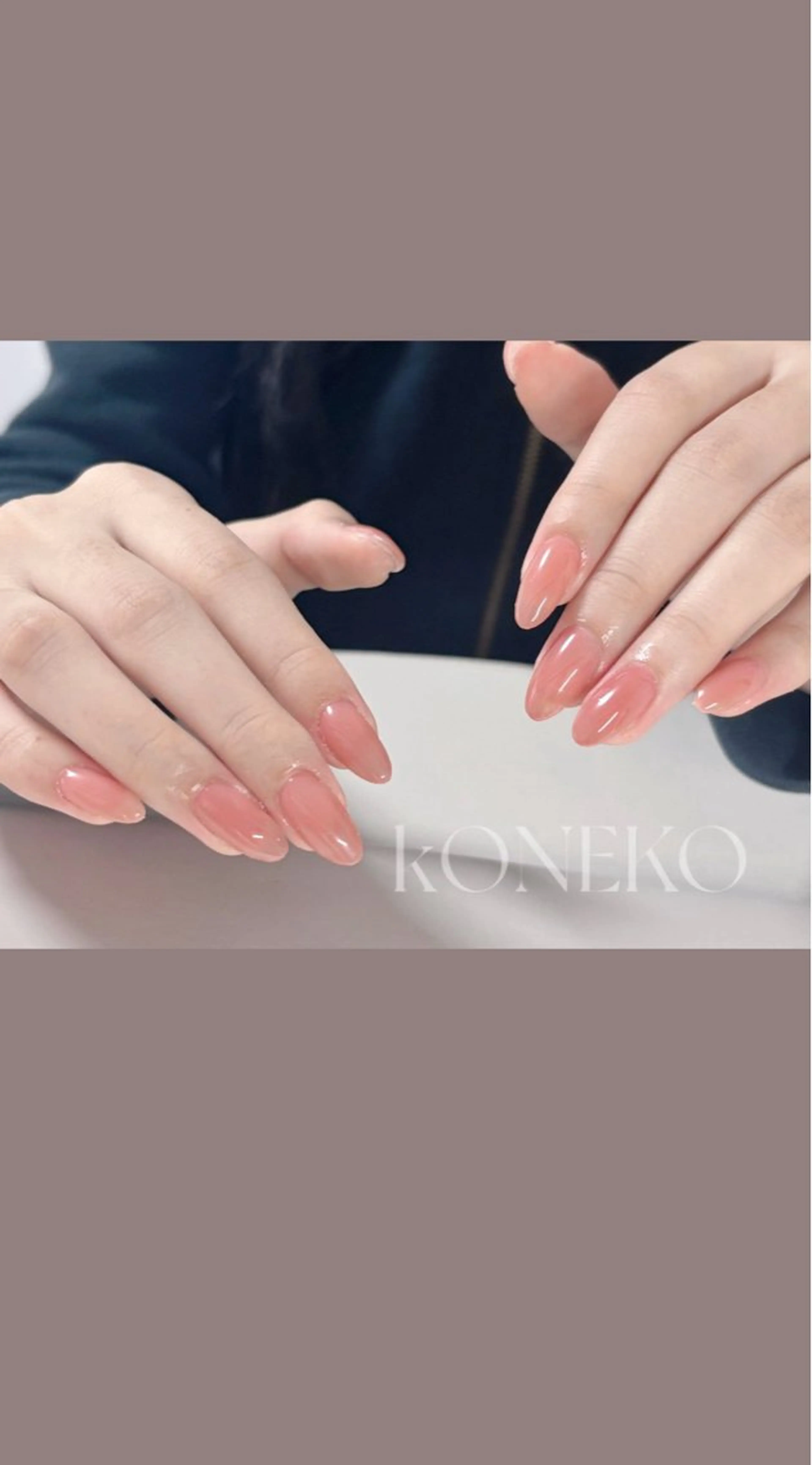 ネイル ハンドネイル コネコネイルサロン モデル用のネイルデザイン