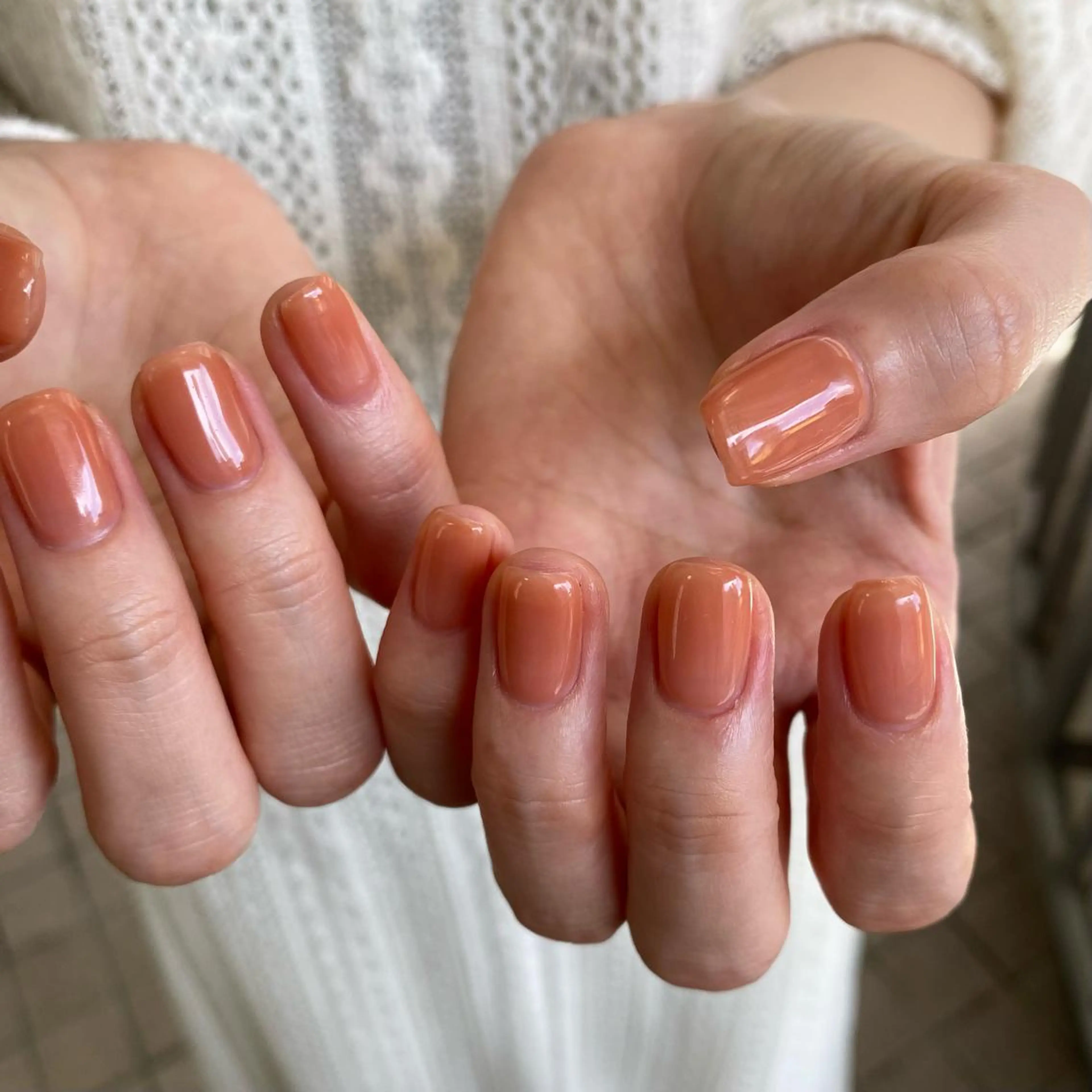 ネイル ワンカラーネイル ハンドネイル nable.所属・栗林 実莉のネイルデザイン