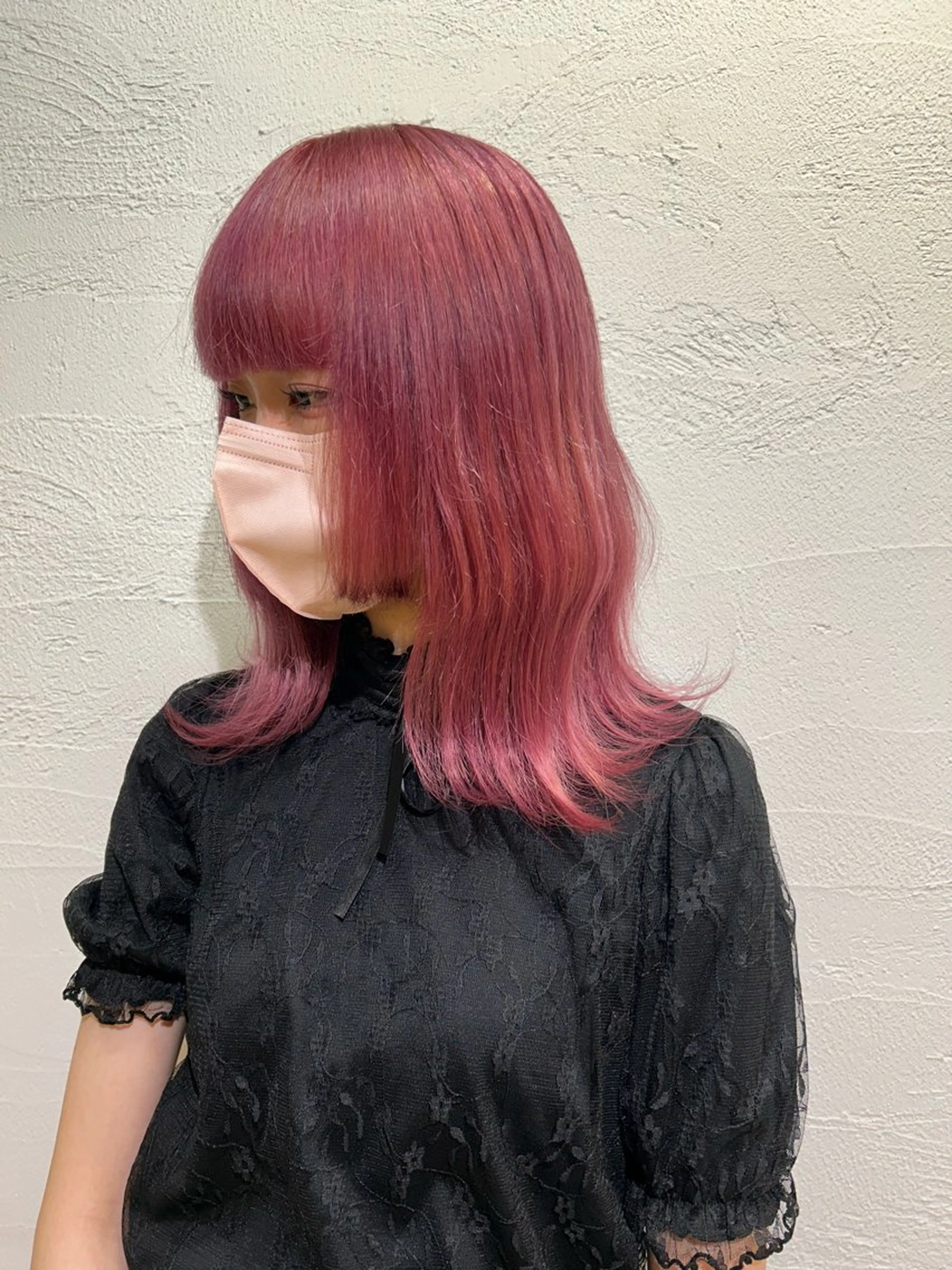 ミディアム 姫カット トリートメント ウルフカット 🐹朝日🐹のヘアスタイル