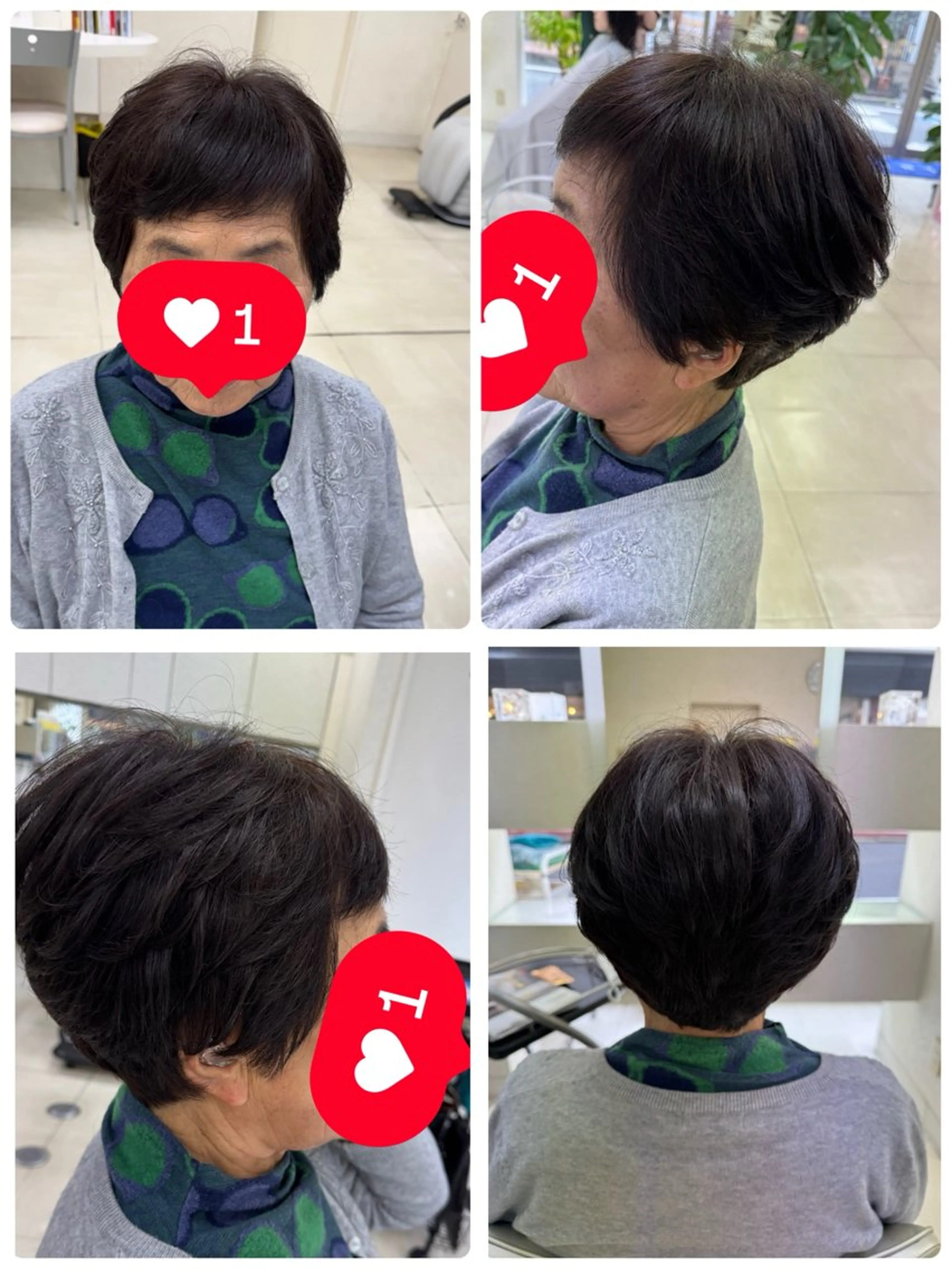 ショート タカハシ リナのヘアスタイル