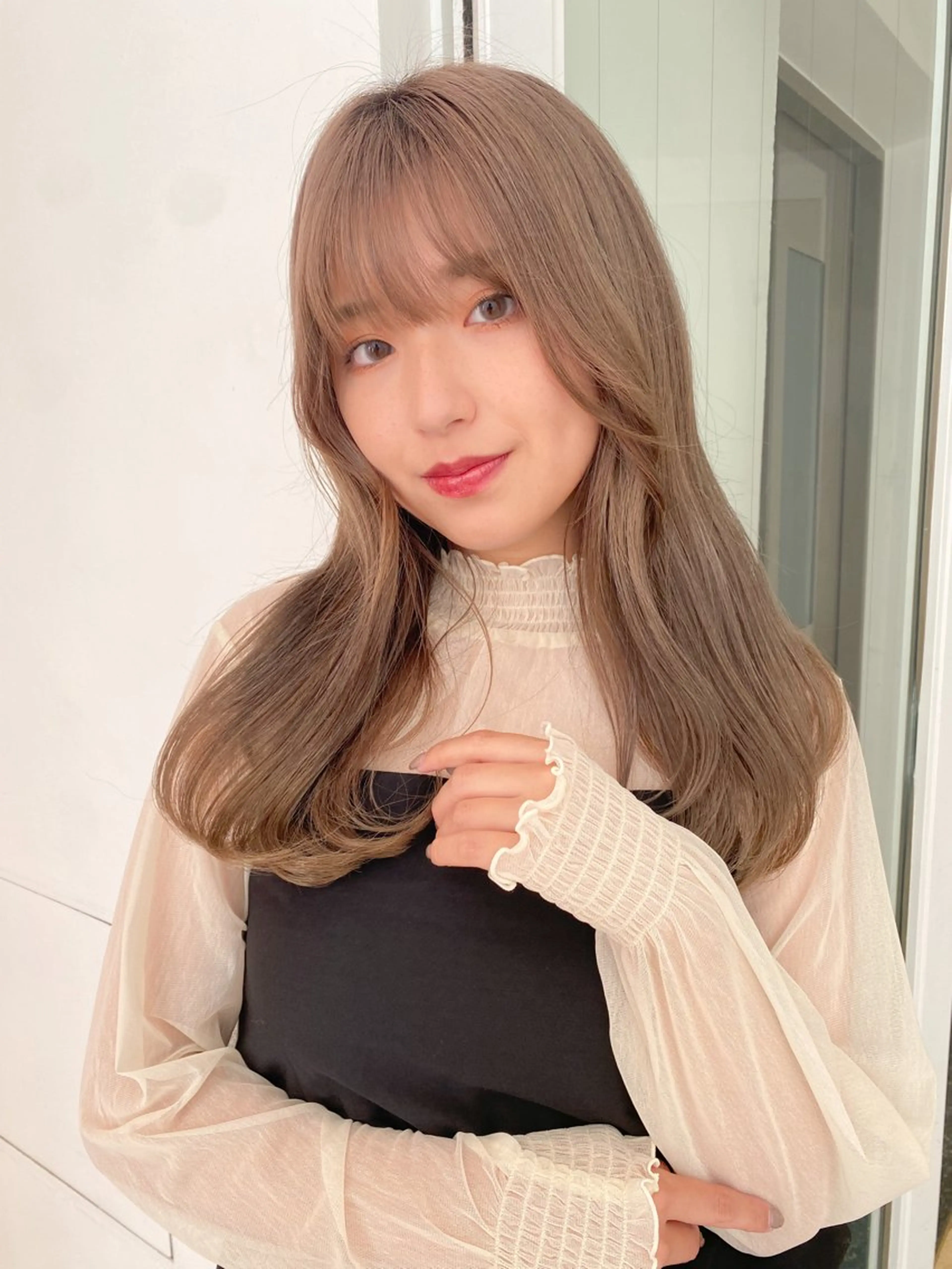 ロング カラー ロング カット ヘアカラー ♠️暗髪レイヤー♠️ 中山唯斗のヘアスタイル