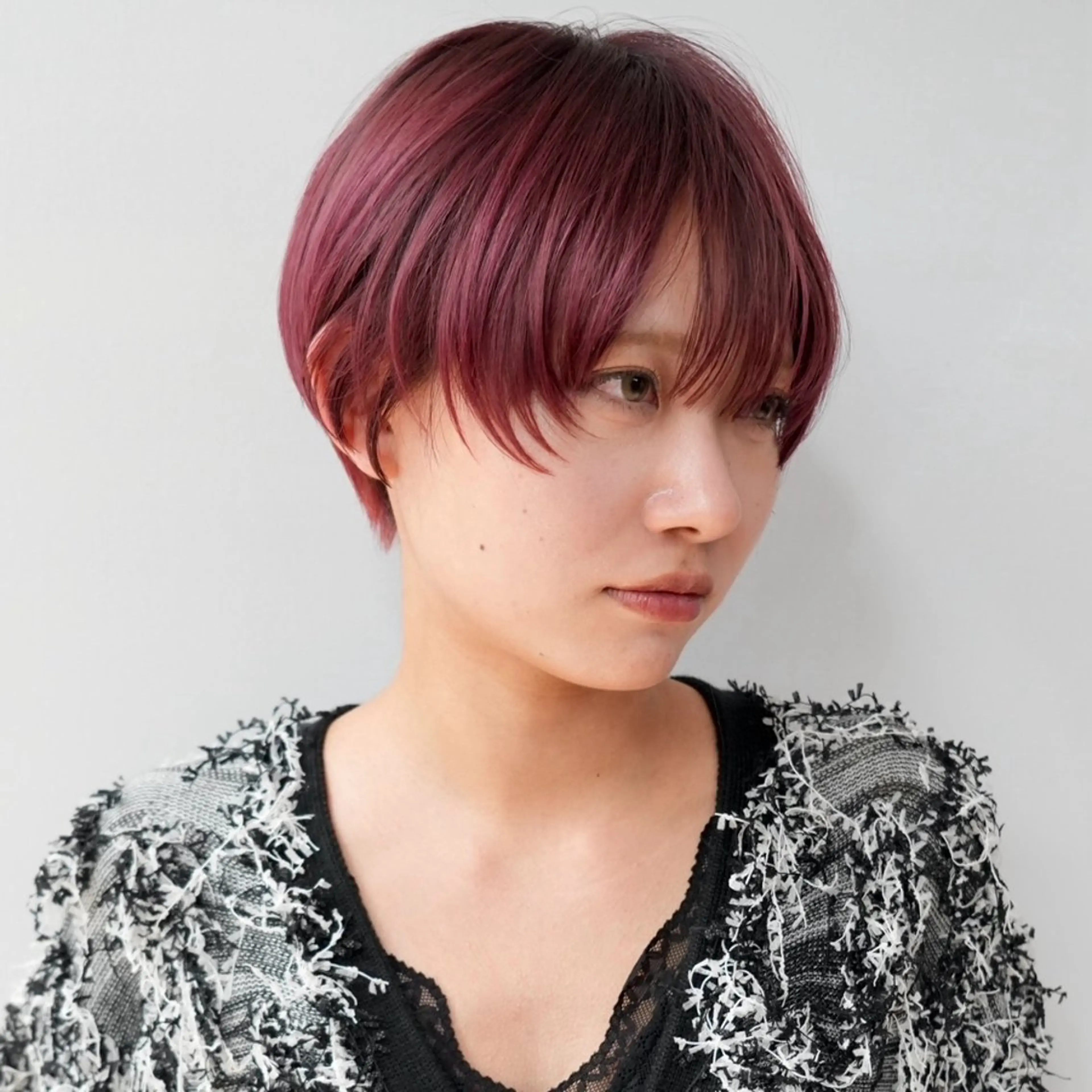 ショート カラー カット ヘアカラー ハイトーンカラー/ さらさのヘアスタイル