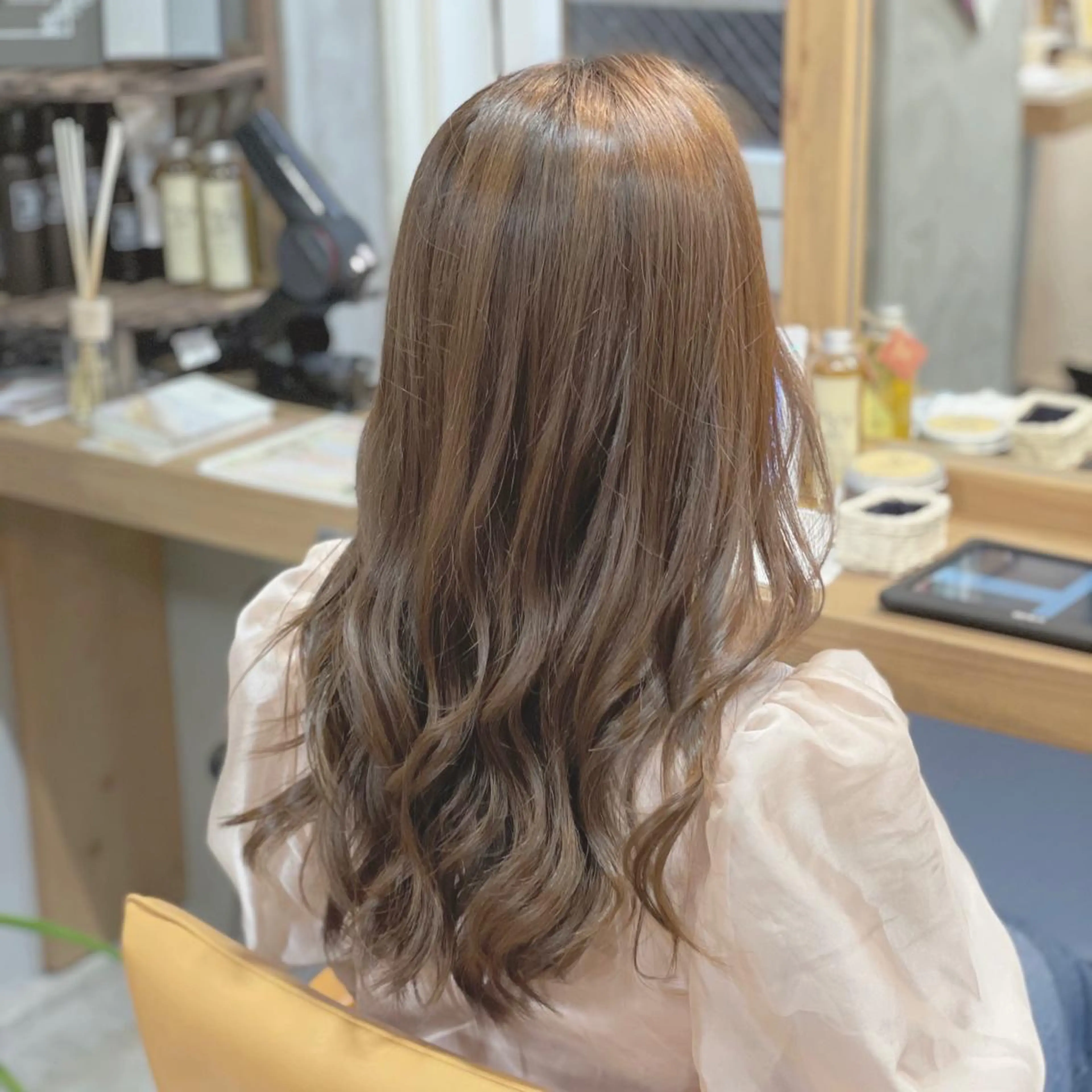 セミロング カラー 🦋韓国系指名No1 店長/圓山 祐也🦋のヘアスタイル