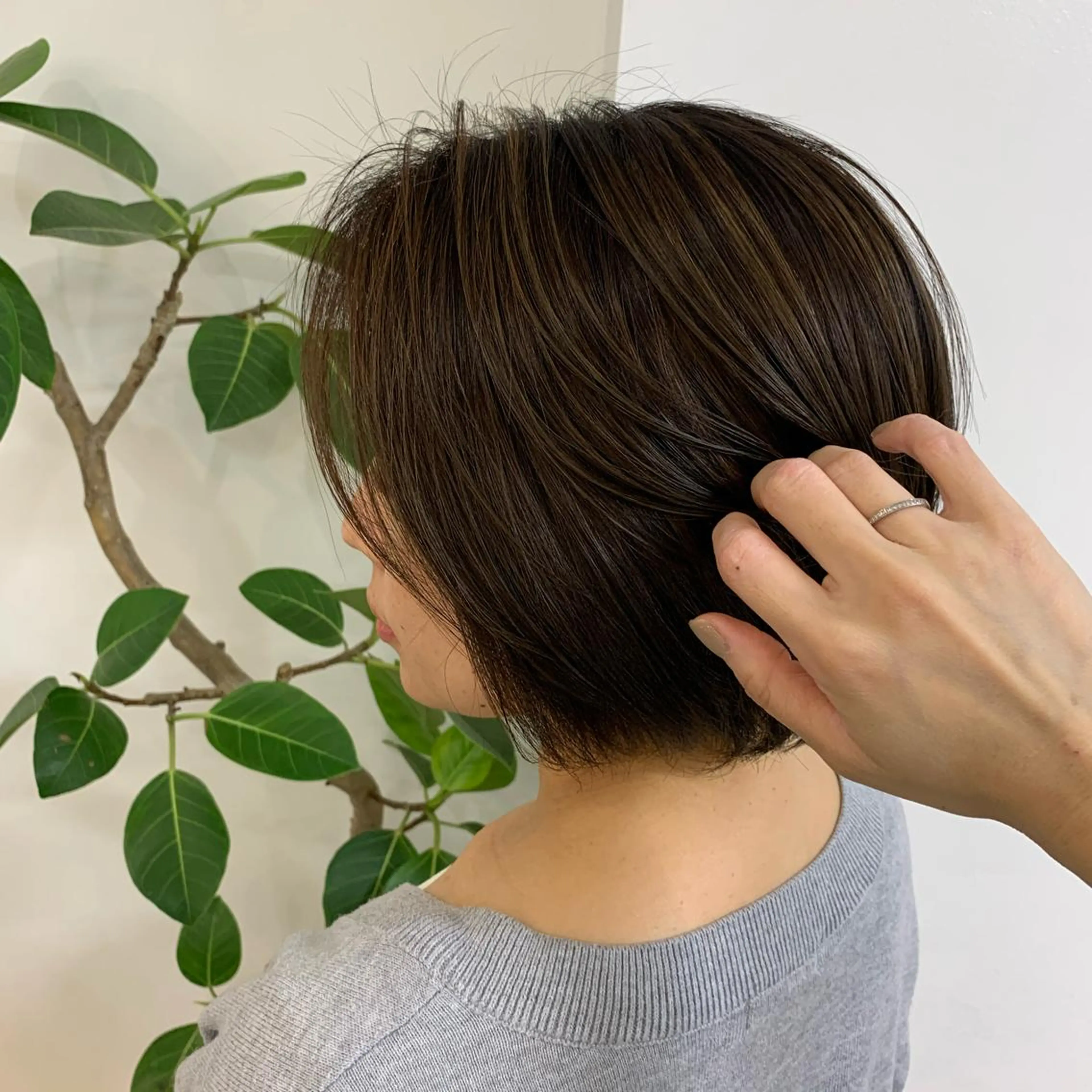 ショート カラー ハイライトカラー ハイライト カット 縮毛矯正 fit /HONOKAのヘアスタイル