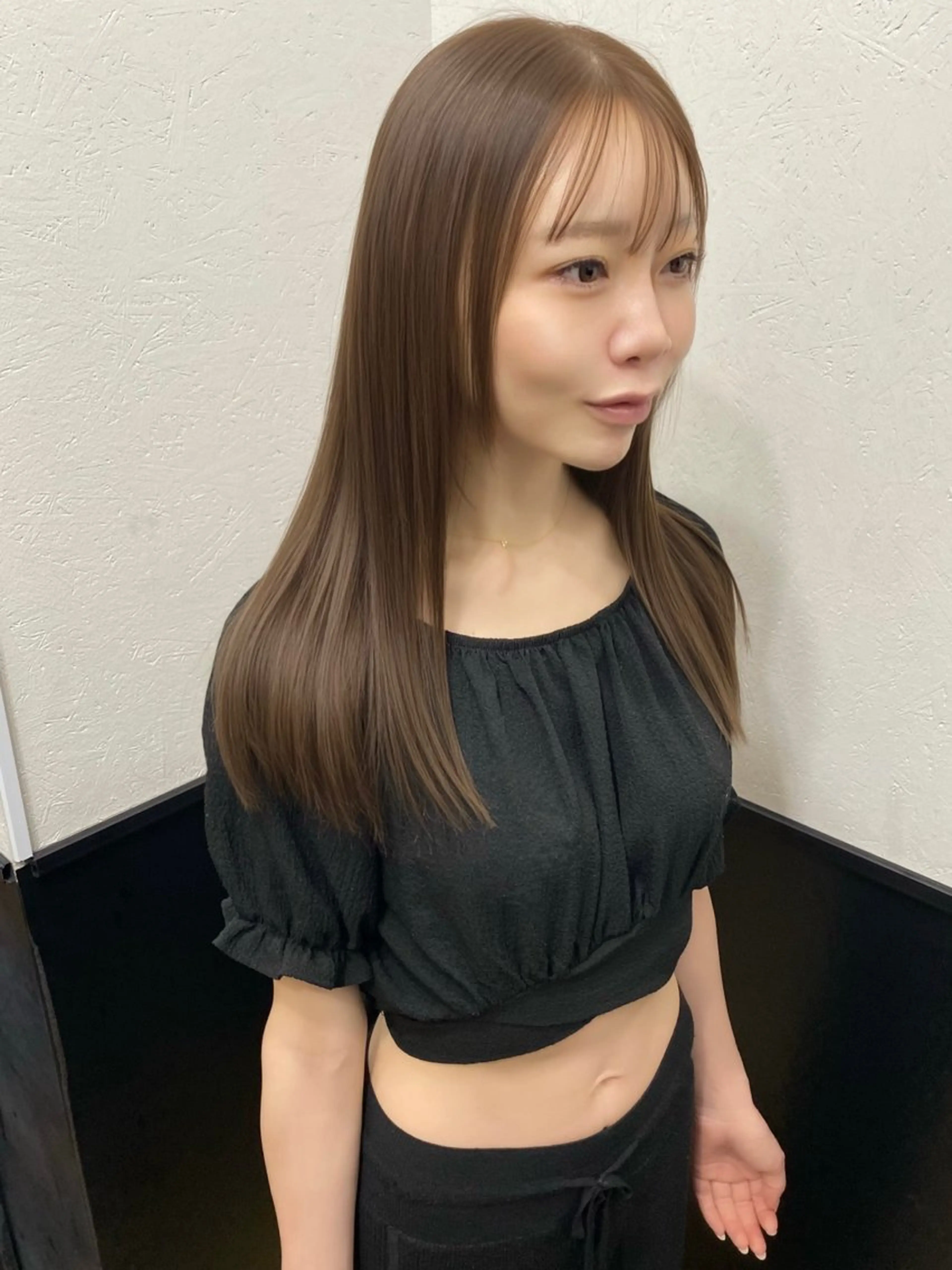 ロング カラー 渋谷🖤 艶髪🖤透明感カラーのヘアスタイル