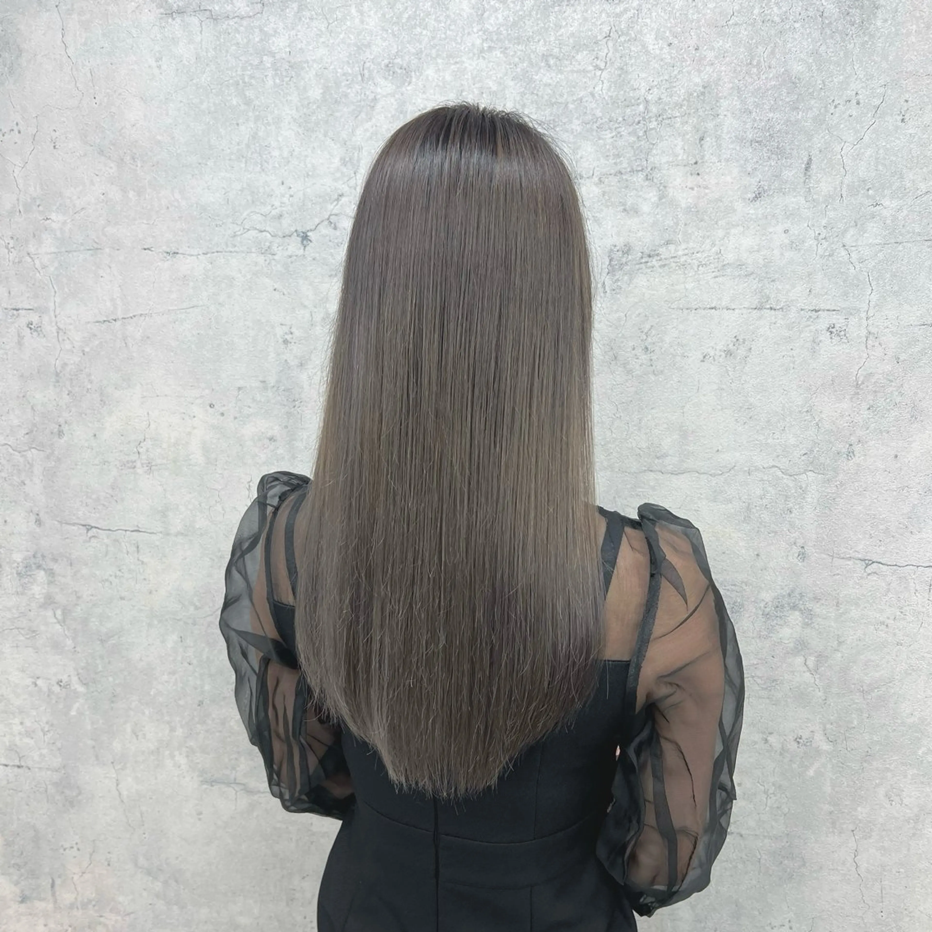 ロング カラー JUNSHIN🦋 ヘアセット／カラーのヘアスタイル