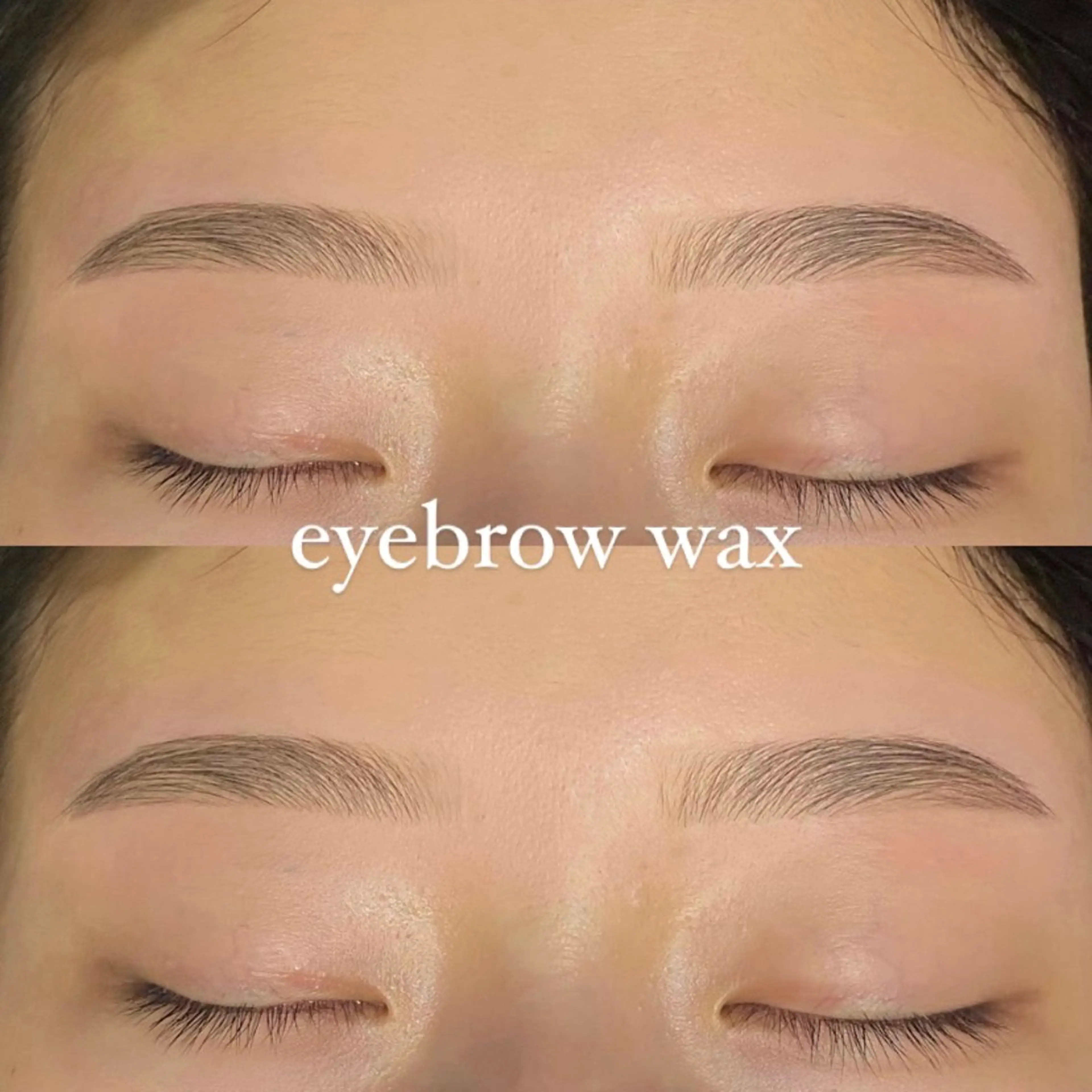 アイブロウ 眉毛ワックス脱毛 nutt moekaのマツエク・マツパデザイン