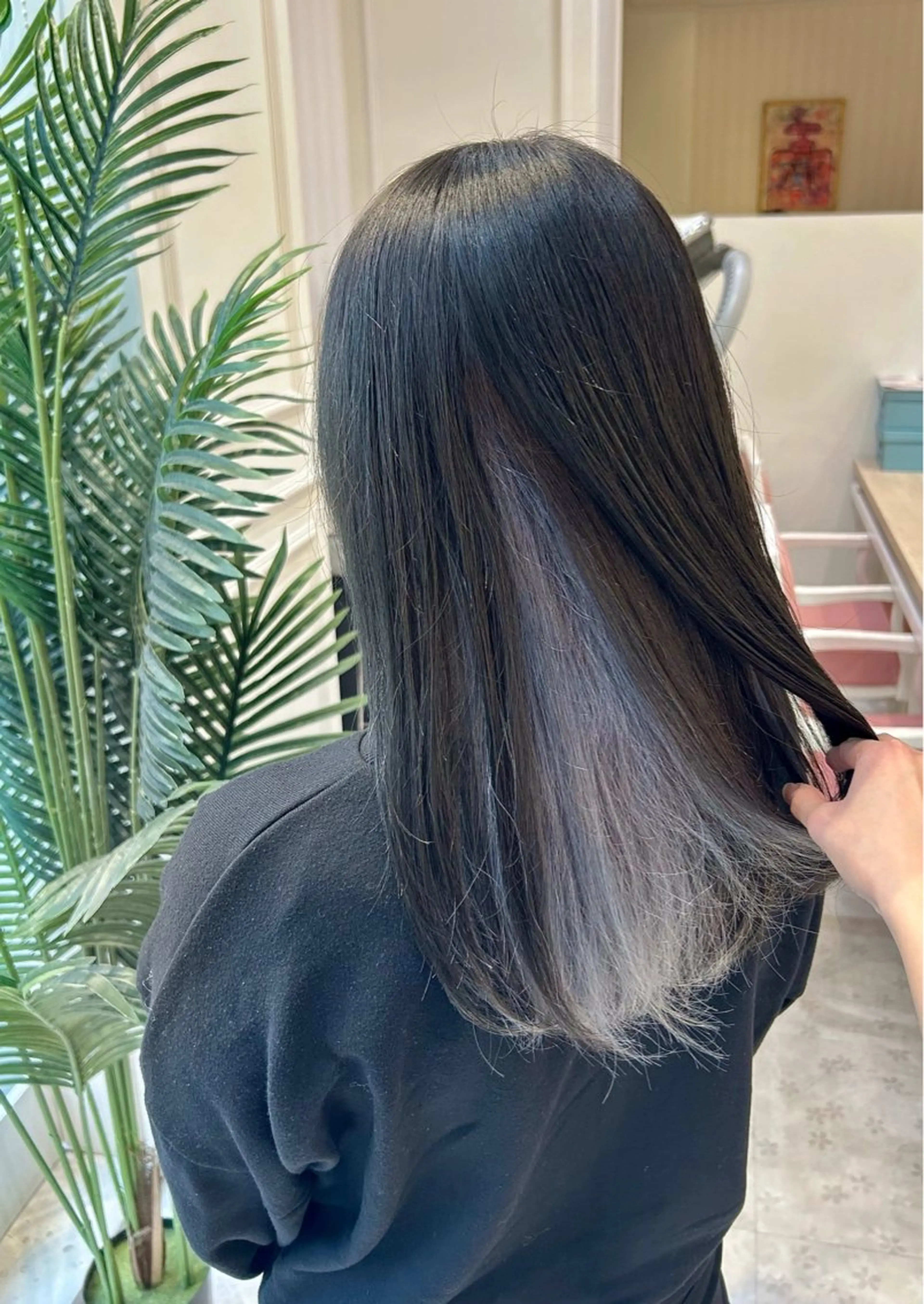 ロング カラー ヘアカラー RINA/ハイトーン /レイヤー/髪質改善のヘアスタイル