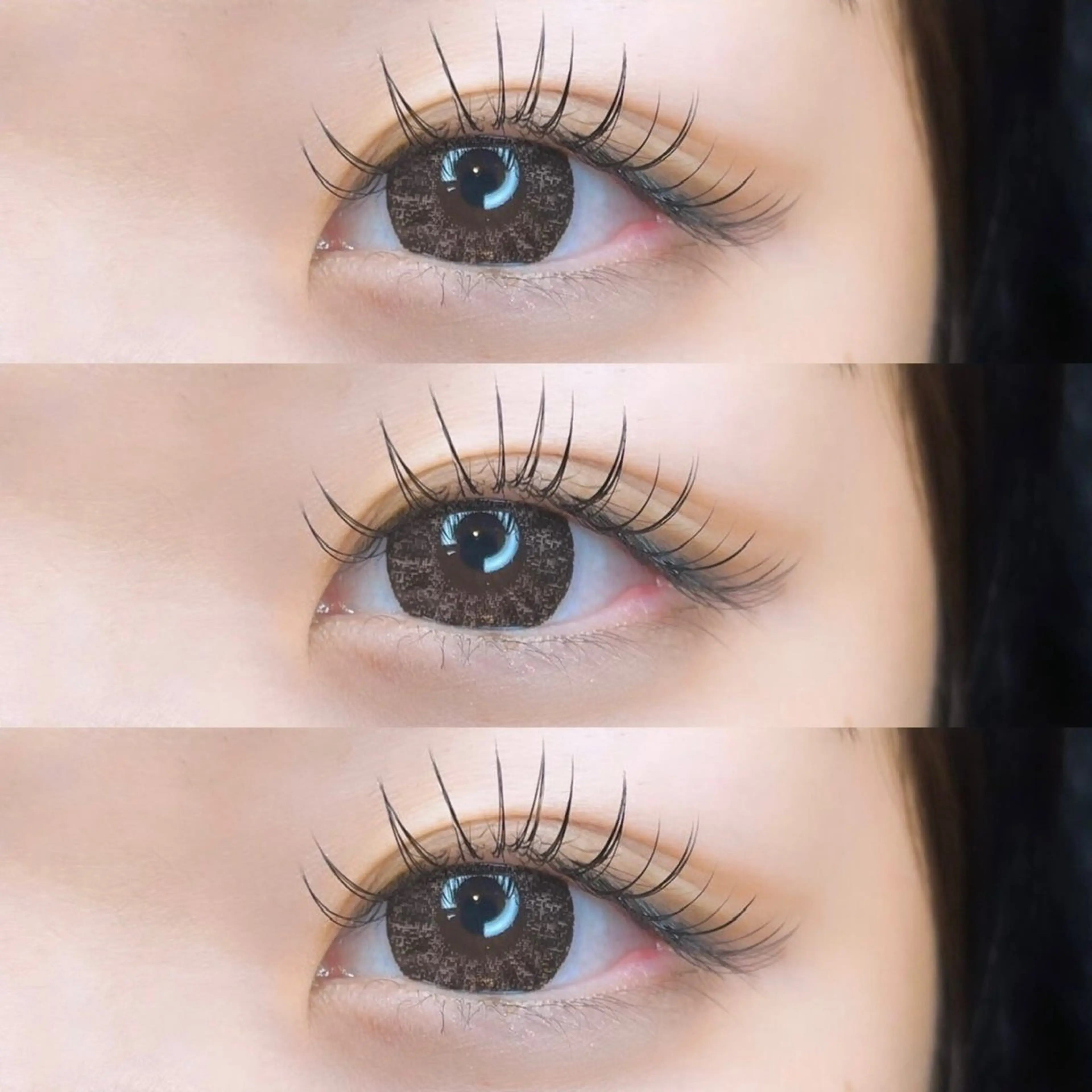 🎀ミニモ限定価格🎀マツエク【120本】束感コーティング付の写真