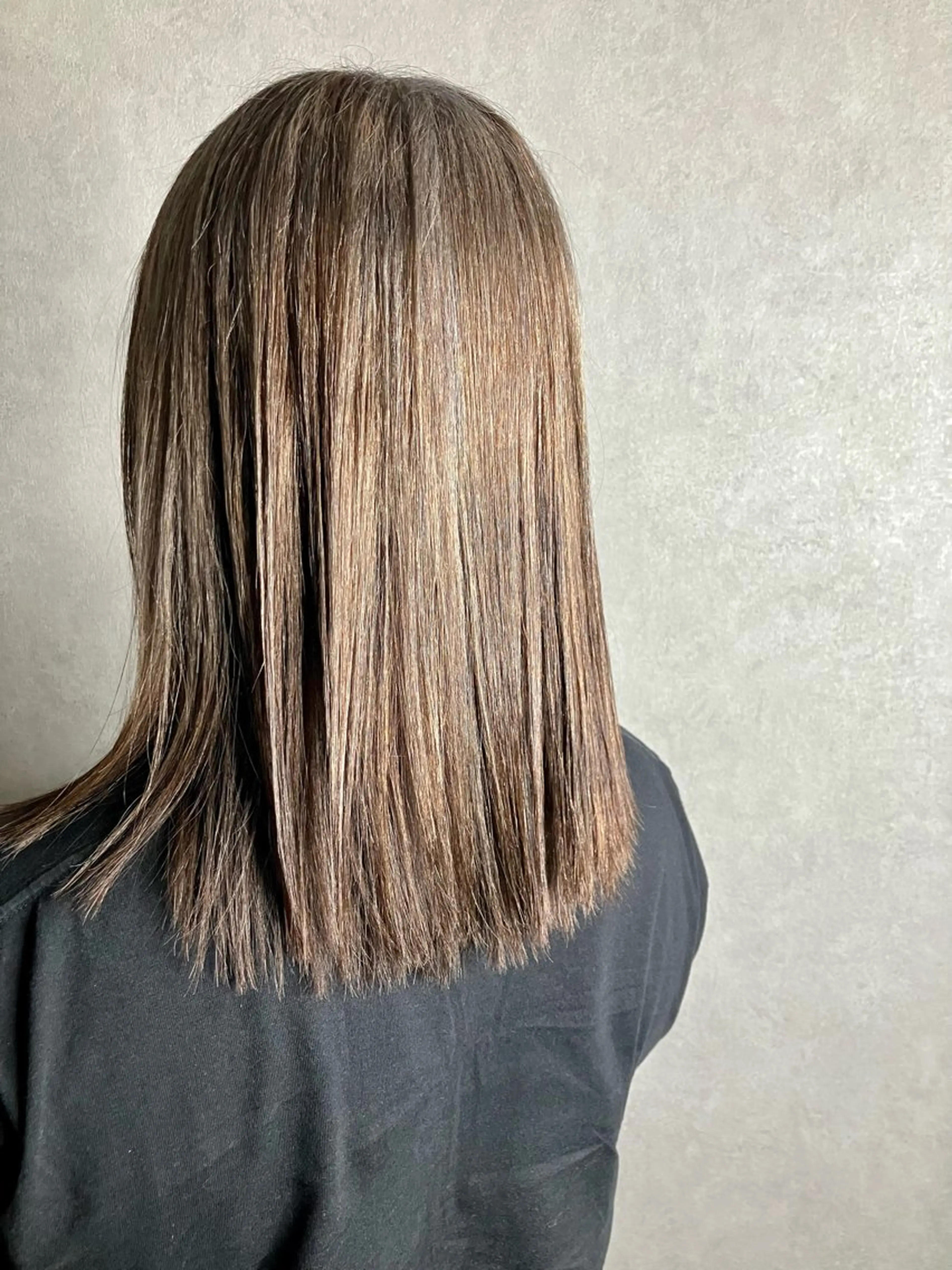 セミロング 黒木 翔平のヘアスタイル