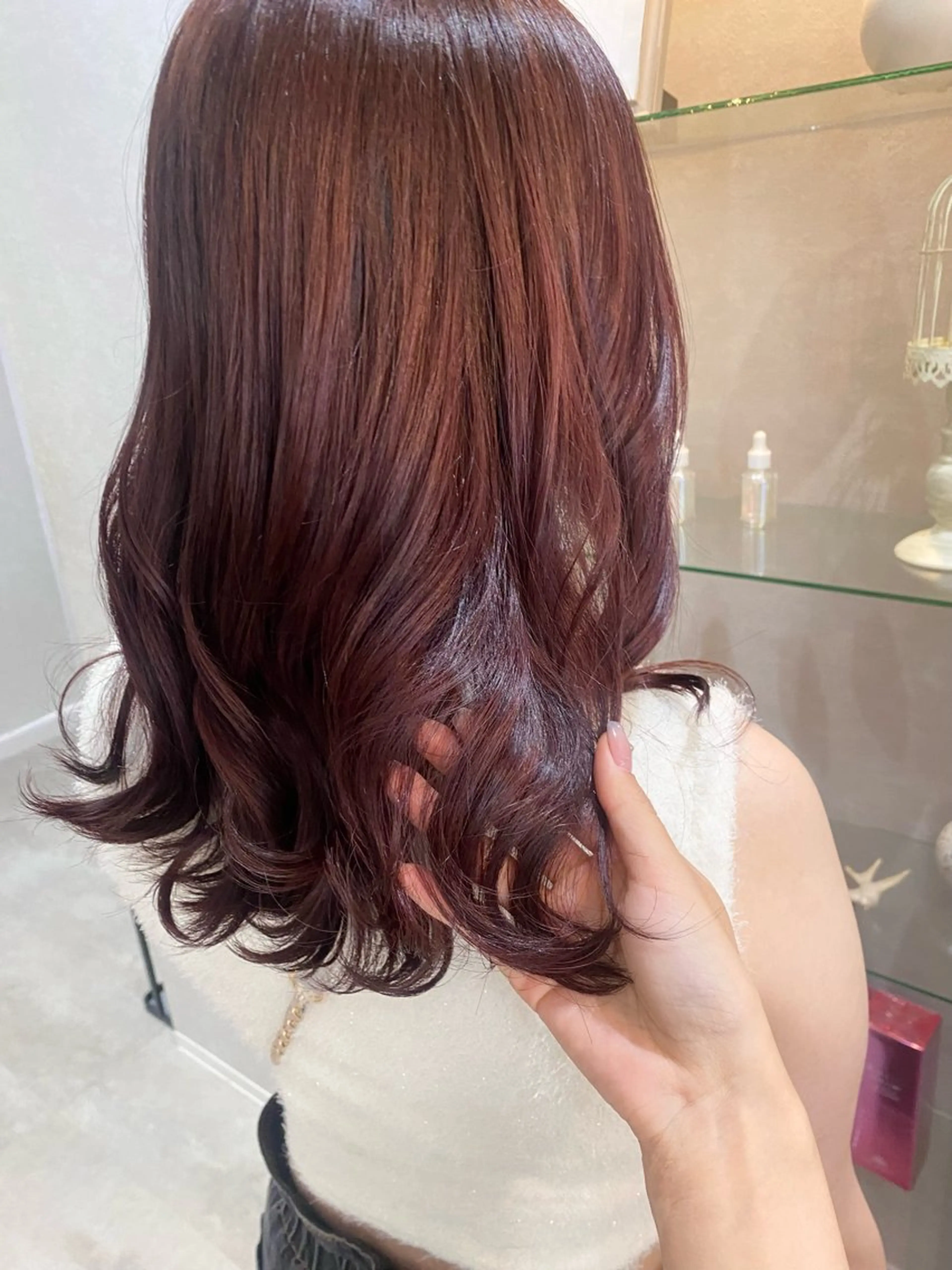 セミロング color couture みほのヘアスタイル