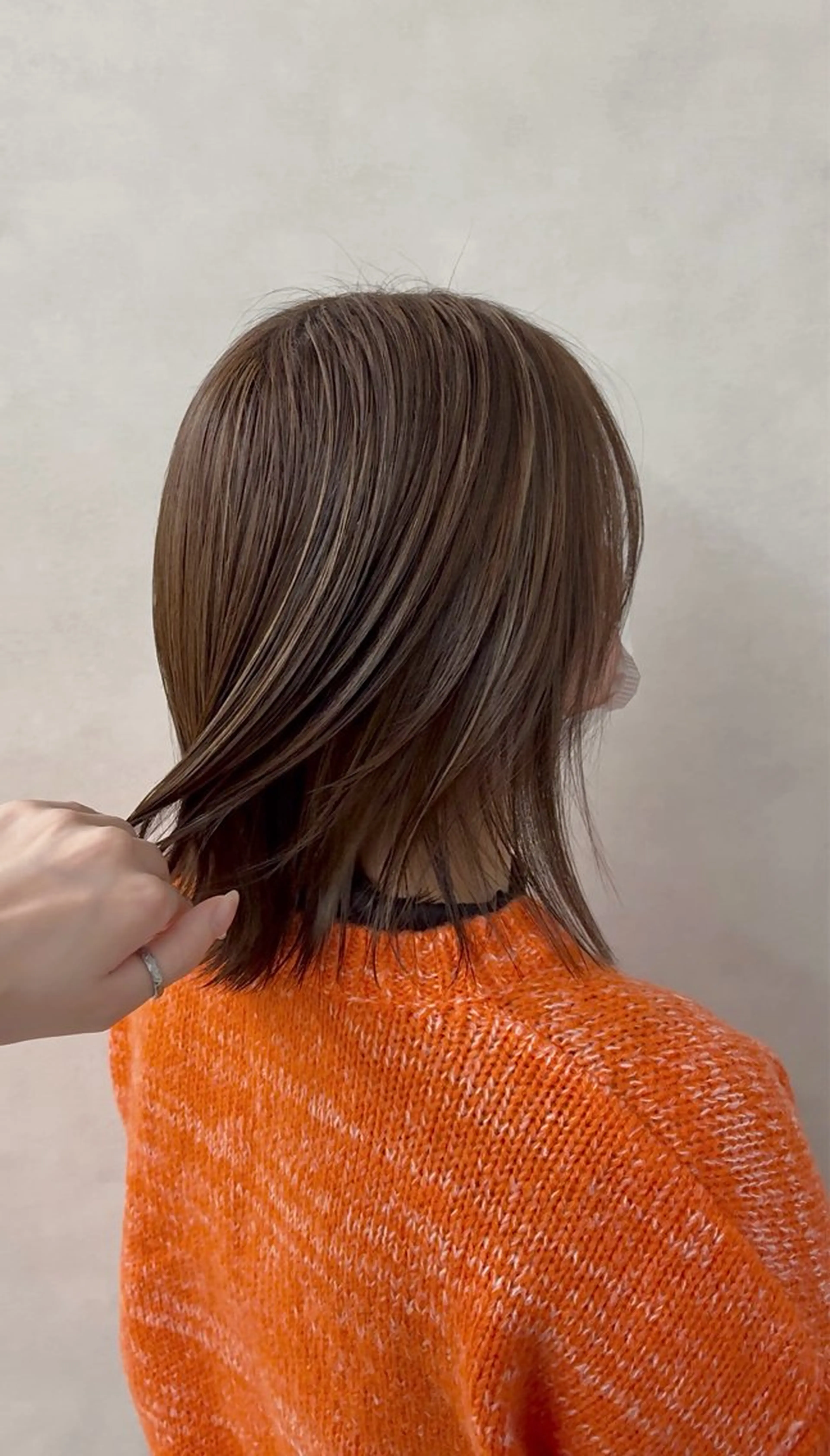 ミディアム ハイライト ヘアカラー haku【津久野店】 ERIKAのヘアスタイル
