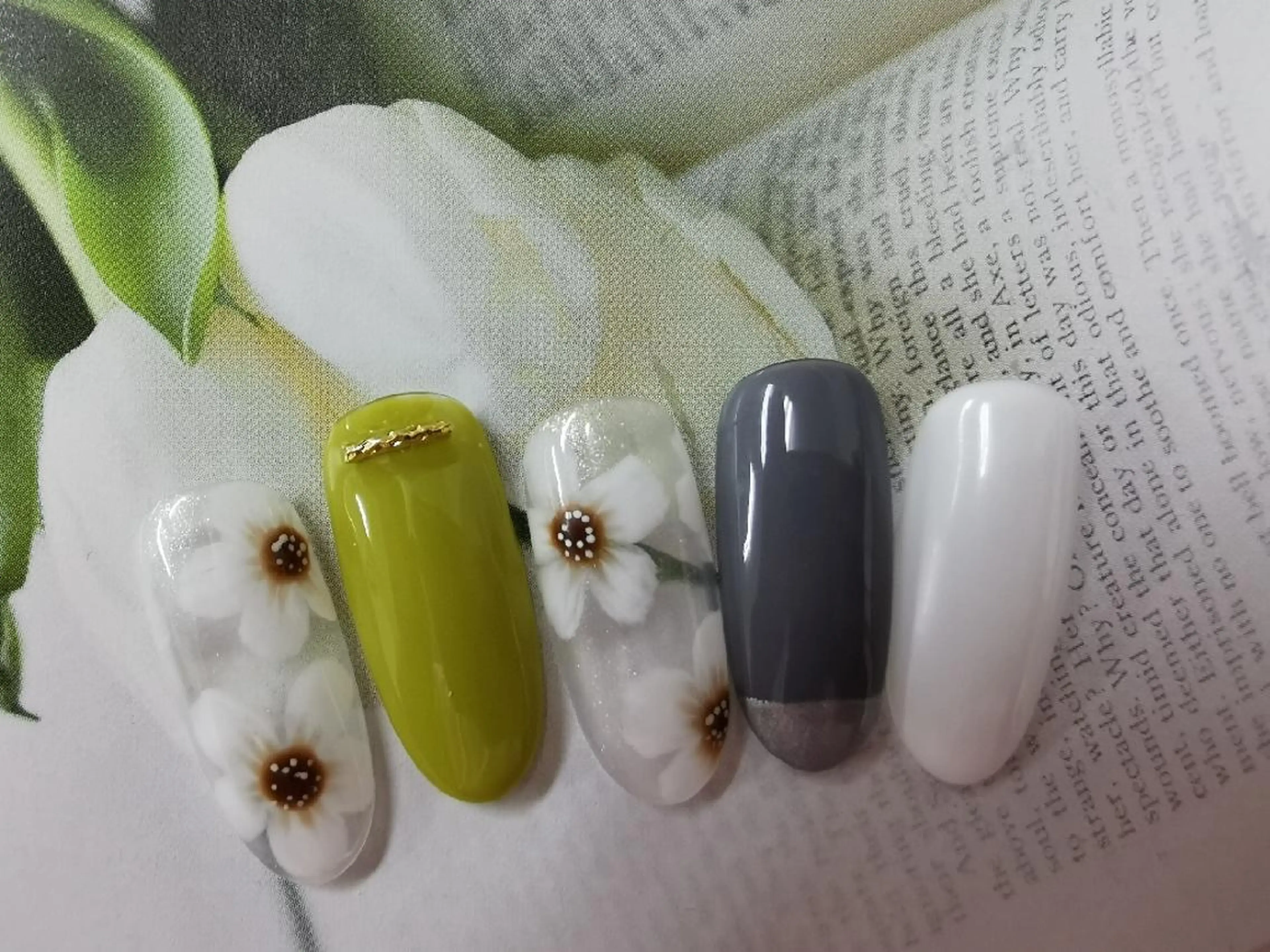 ネイル 春ネイル ハンドネイル 上福岡 らんらんのネイルデザイン