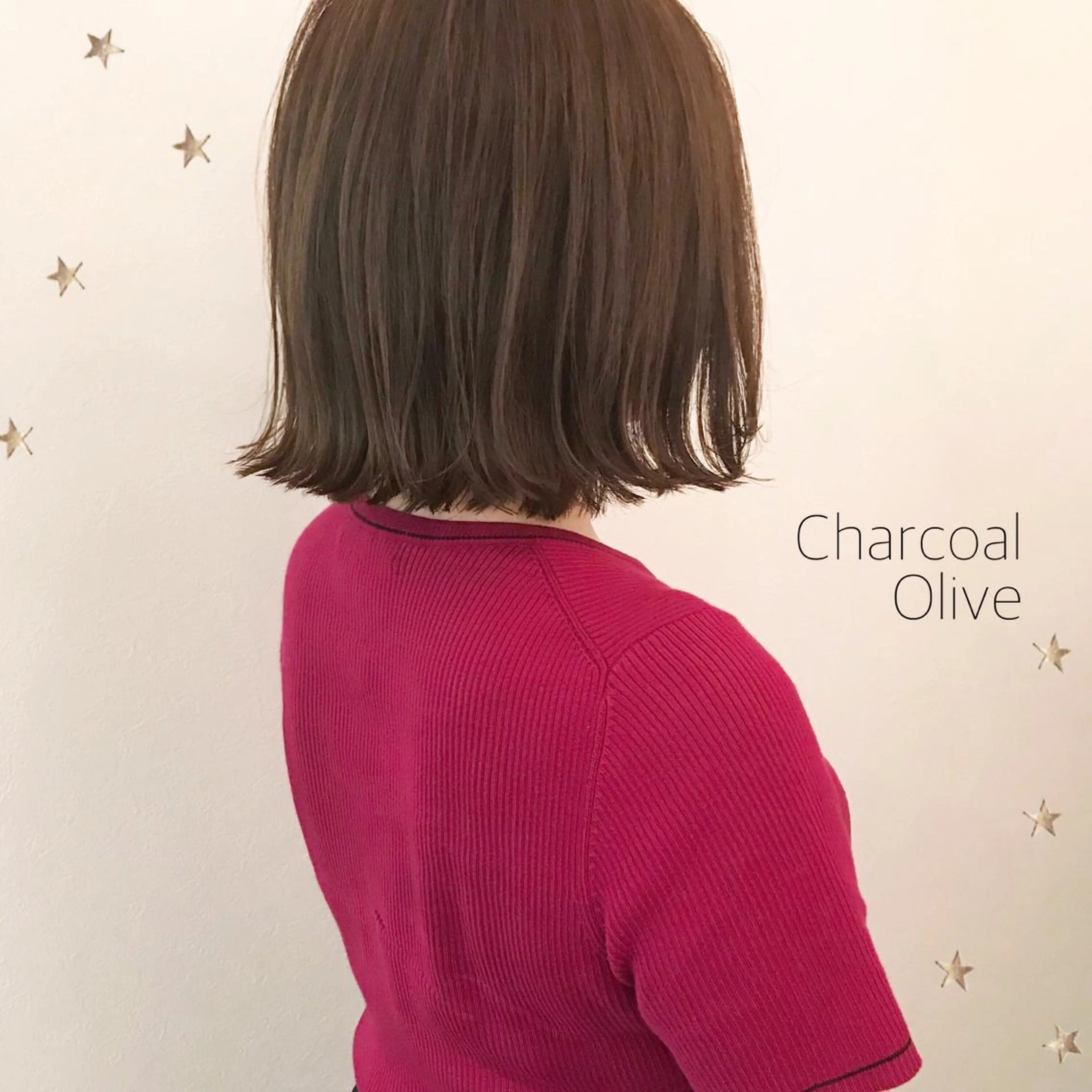 ミディアム カラー 市川 千夏のヘアスタイル