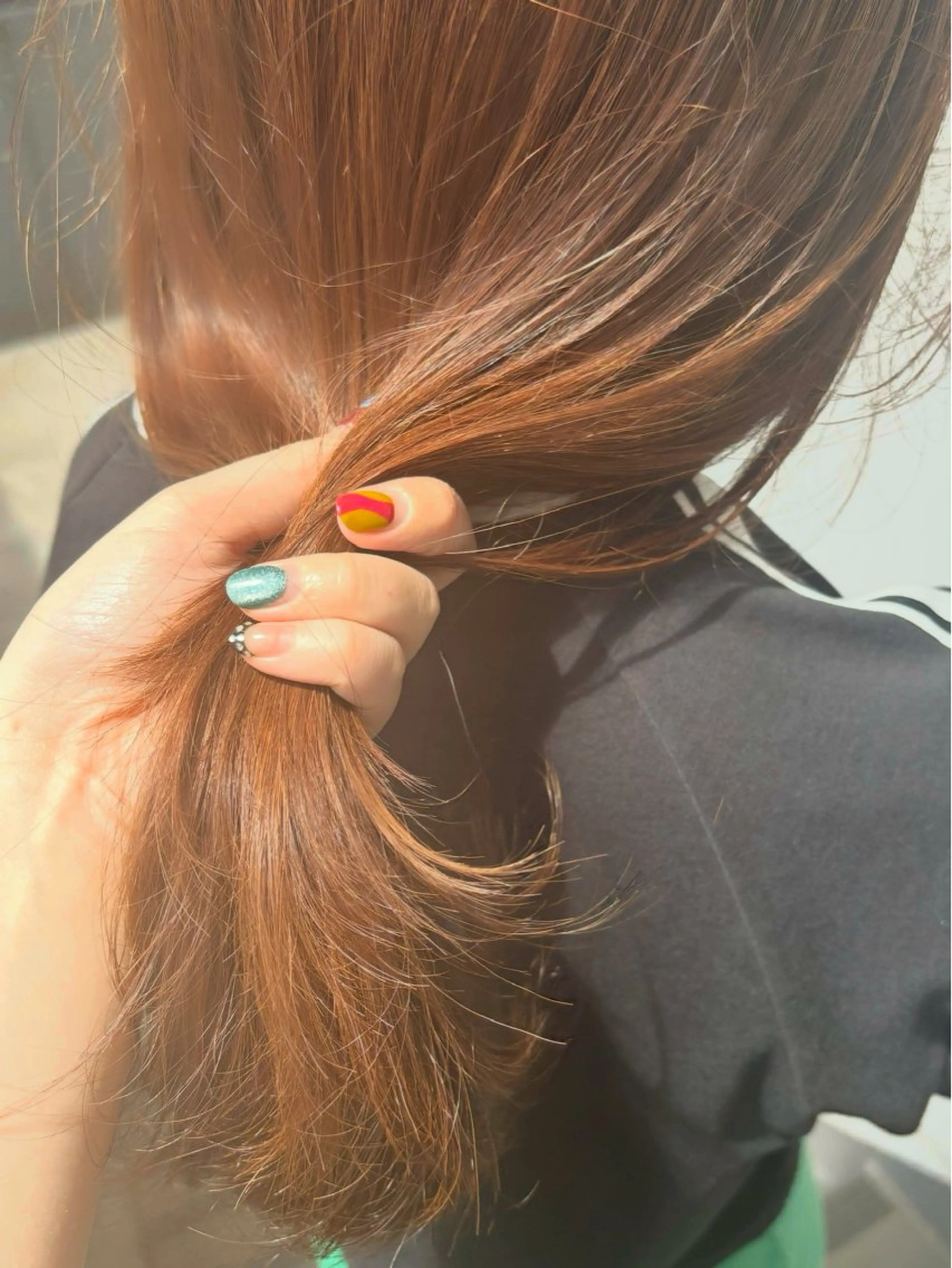 【韓国っぽオレンジ系も🍊】こなれ感UPな暖色ワンカラー🩷🍎¥5500円の写真