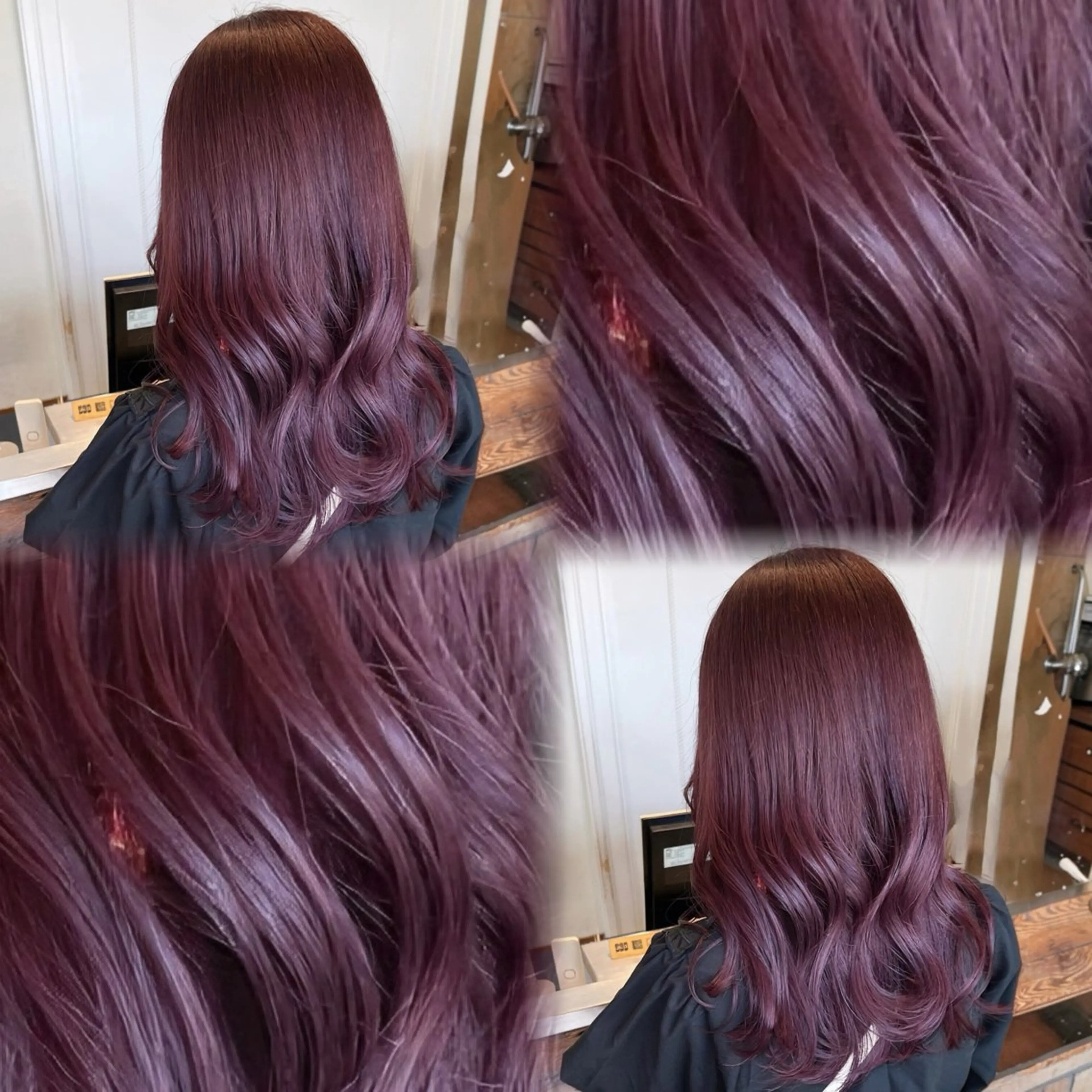 ミディアム カラー カット ヘアカラー トリートメント 透明感カラー×レイヤ ー🧊横田 冴のヘアスタイル