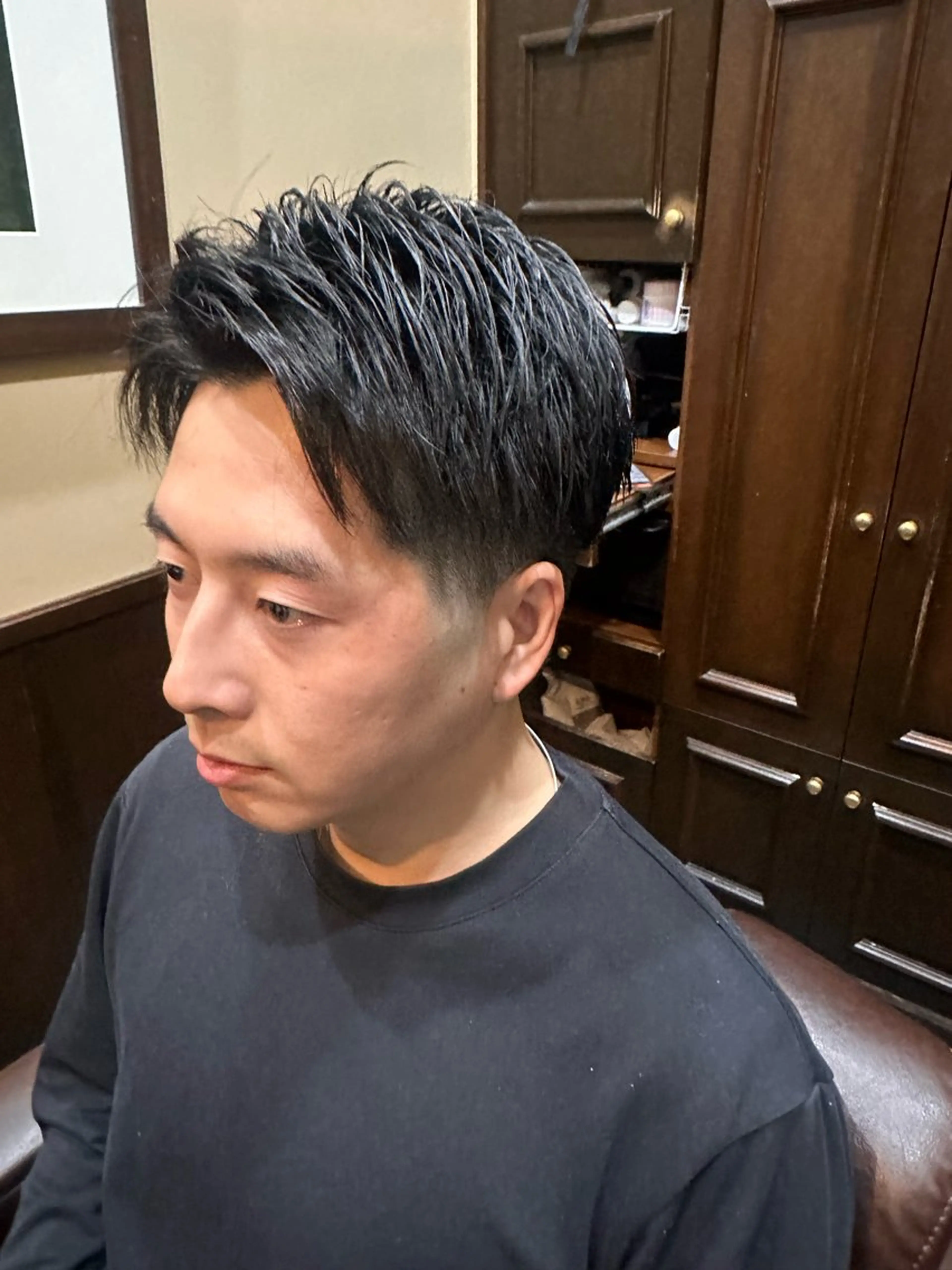 ショート メンズ 田中 瑠星のヘアスタイル