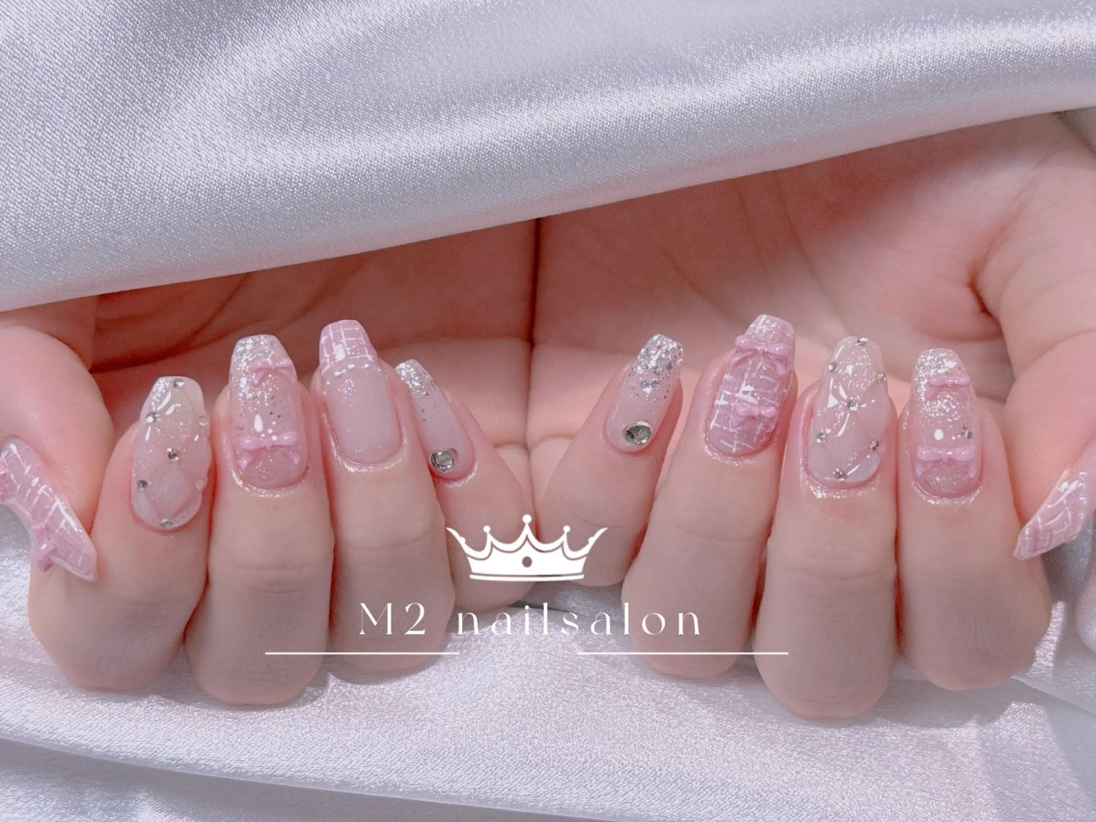 ネイル ハンドネイル 長さだし専門店 M2 rikaのネイルデザイン