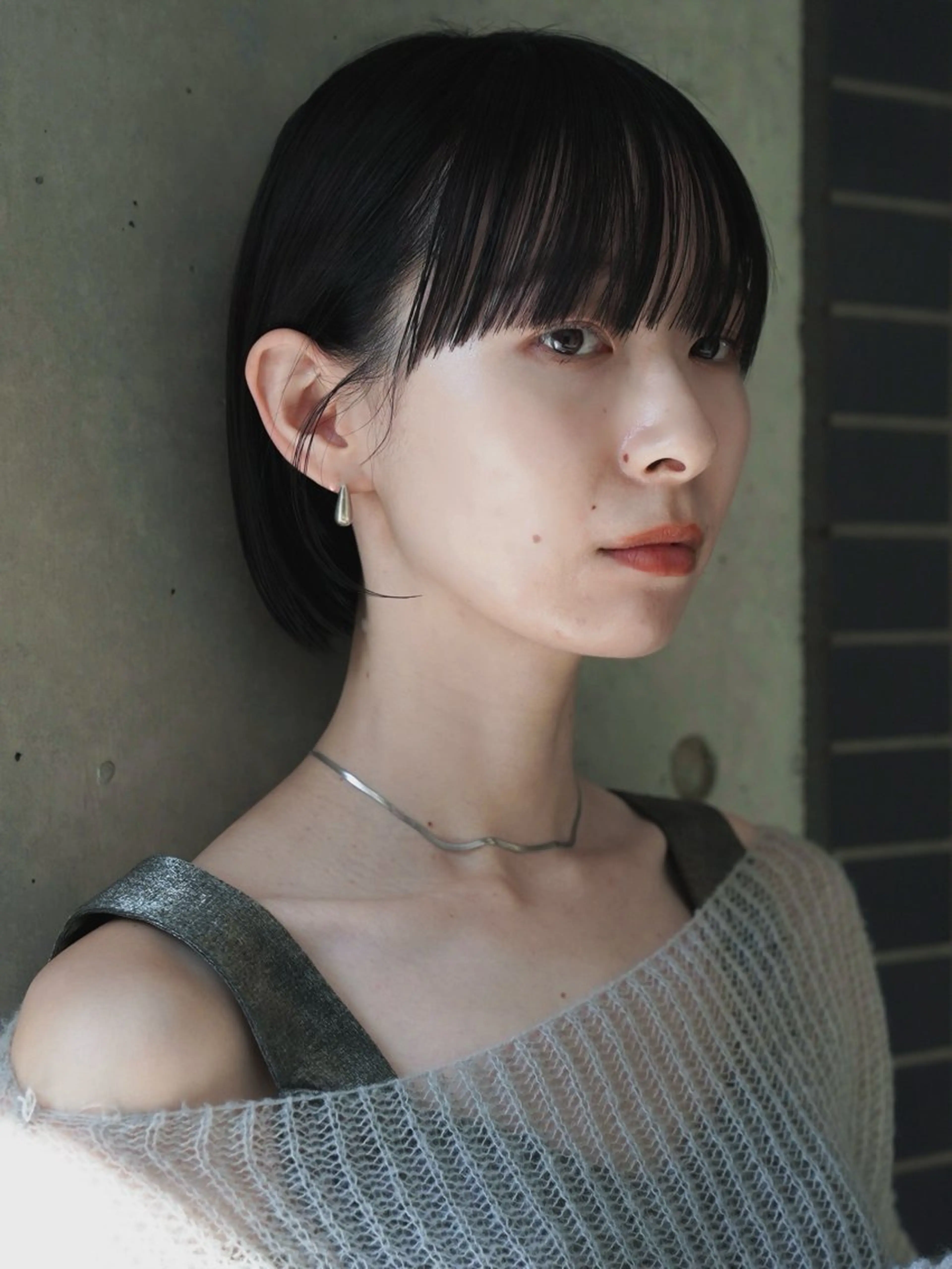 ショート パーマ ストレートパーマ カット 縮毛矯正 カライング所属・ズミ/垢抜けレイヤー 🦖透明感カラーのヘアスタイル