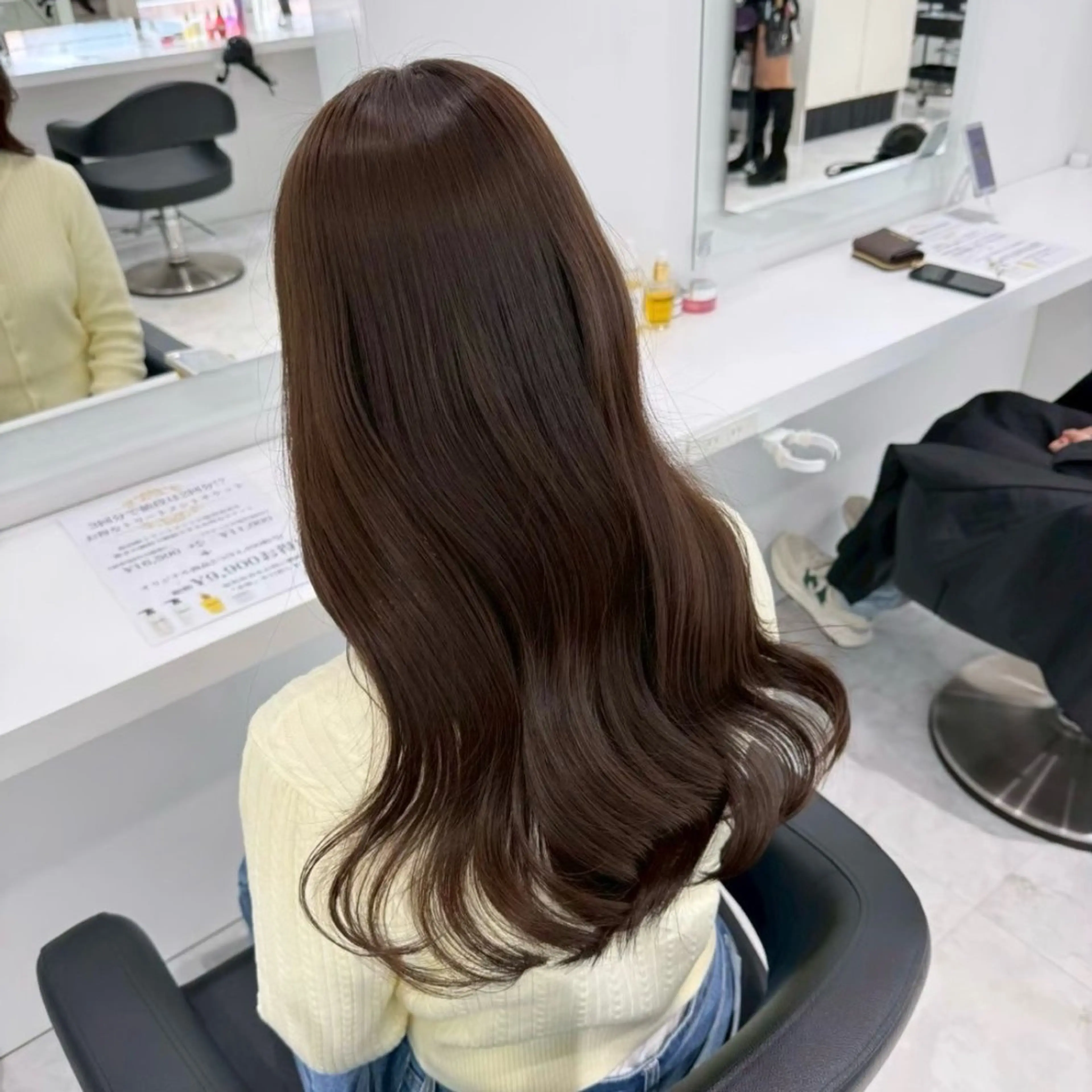 カラー 🤍ブリーチなし ブラウンhimi🤍のヘアスタイル