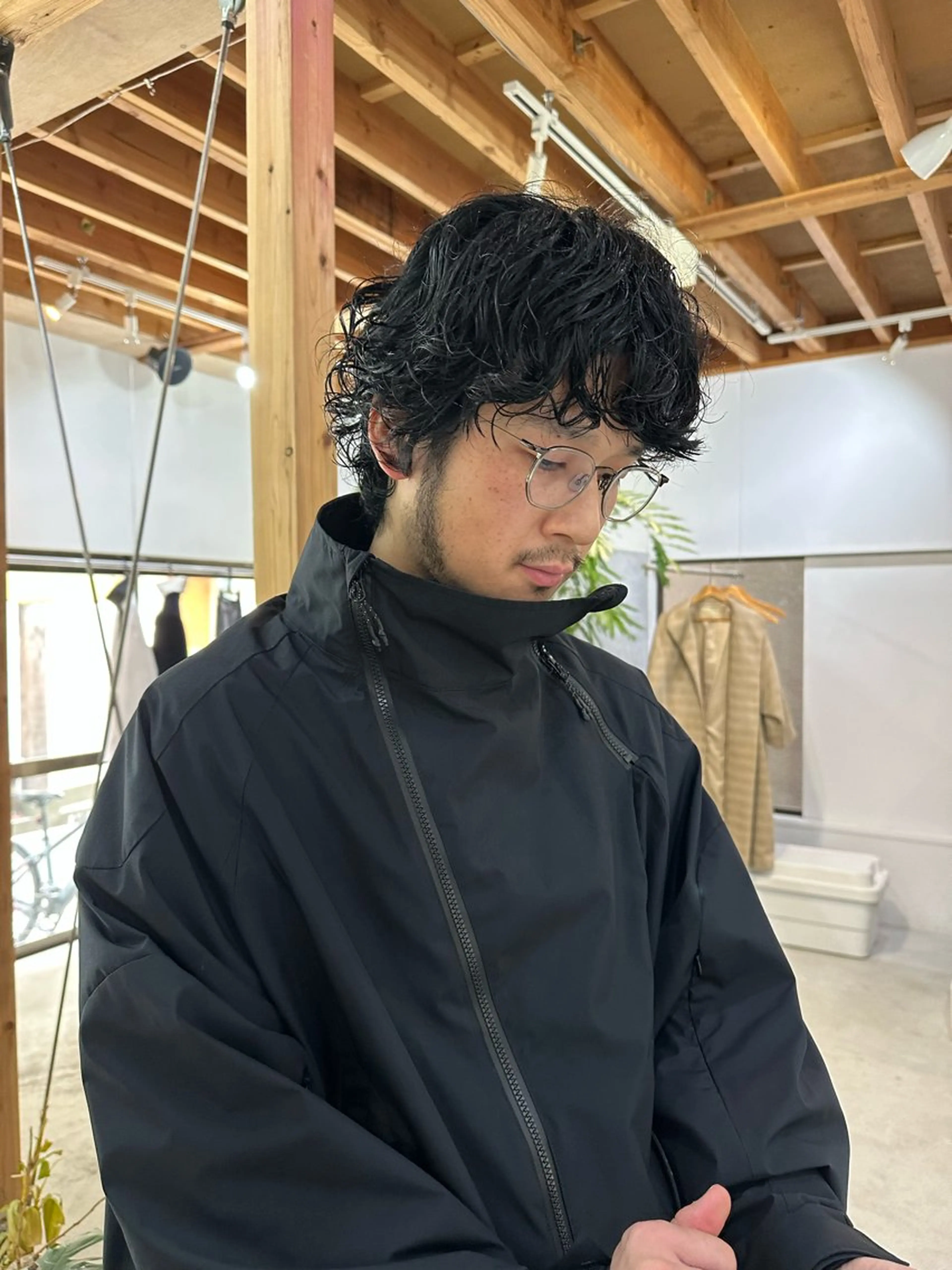 メンズ メンズパーマ パーマ ＬＥＮＣ所属・mai ボブ /メンズカットのヘアスタイル