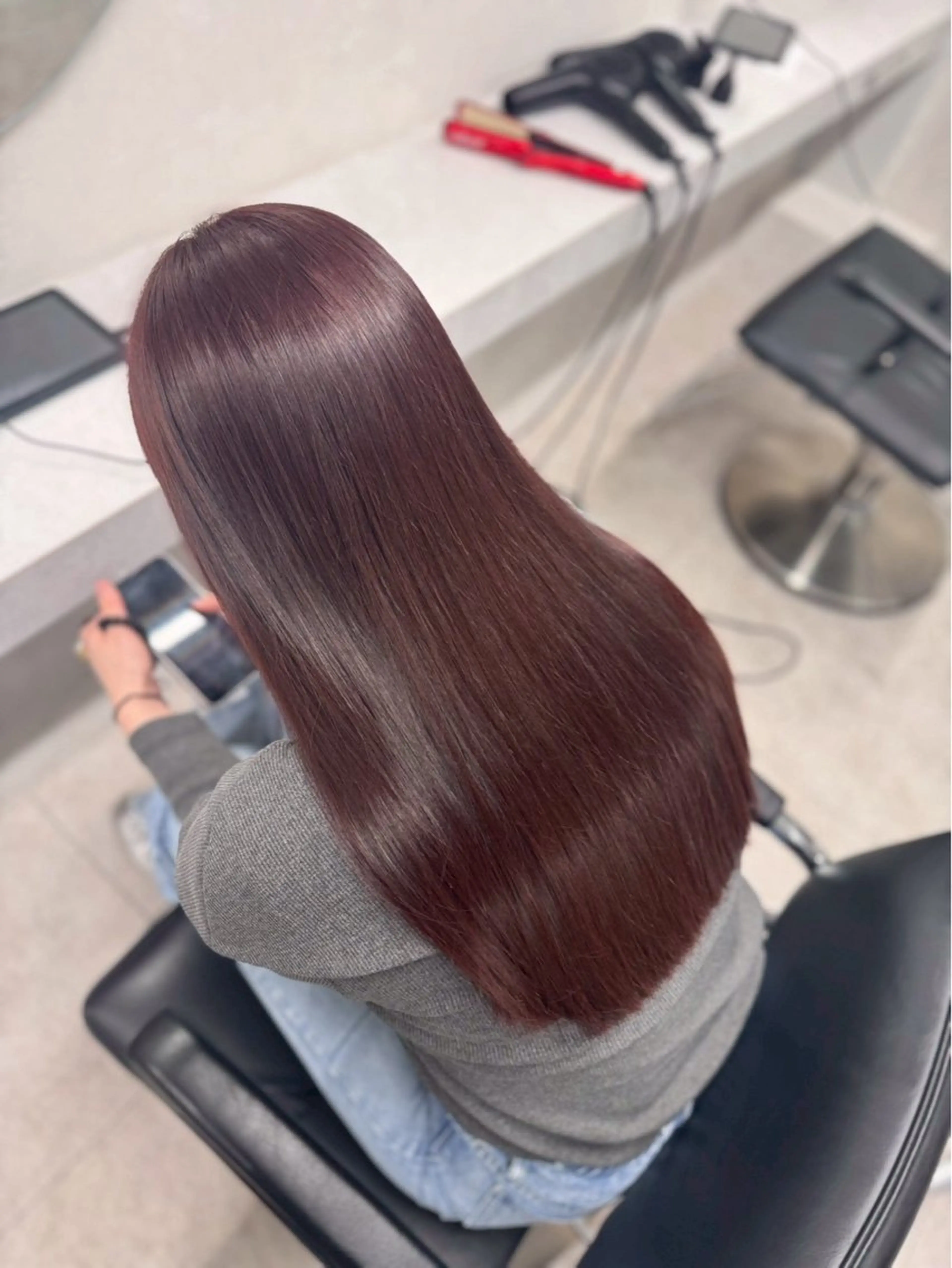 ロング カラー 透明感・艶・ダメージ レス YUKIのヘアスタイル