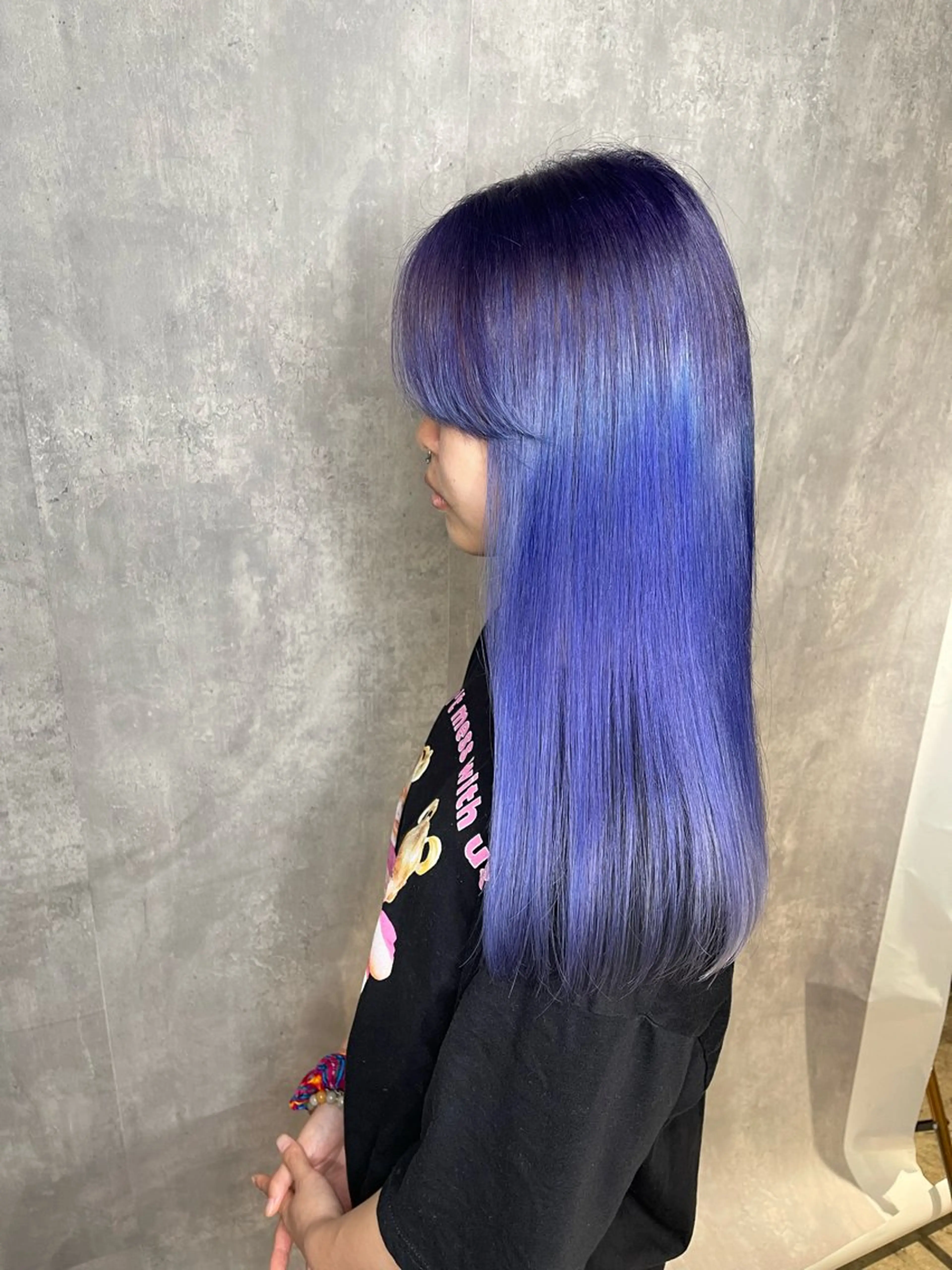 ロング カラー ブリーチ グラデーションカラー ムラ修正/ ハイトーン💖Riaのヘアスタイル