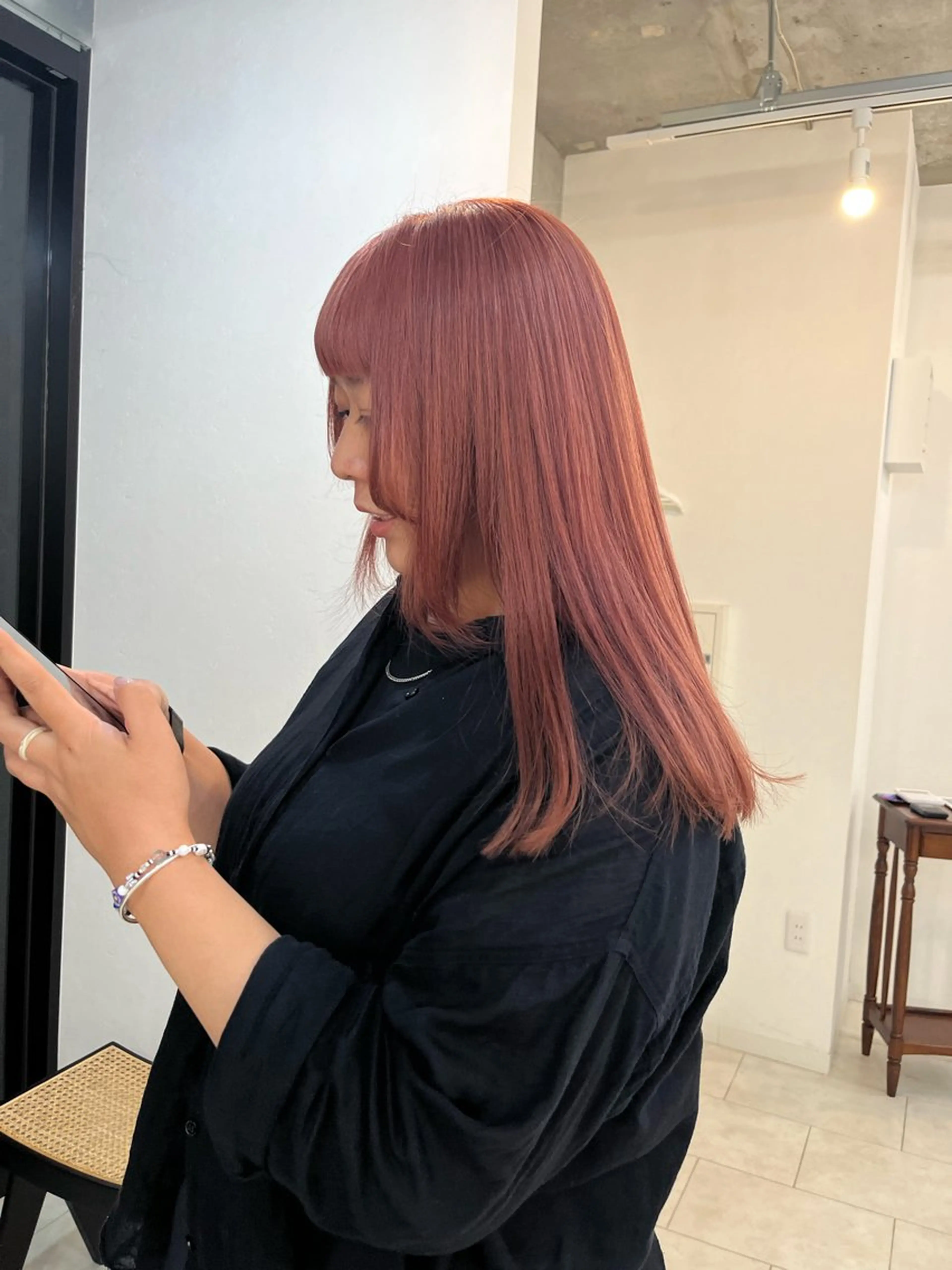 セミロング カラー カット ヘアカラー eri kinjoのヘアスタイル