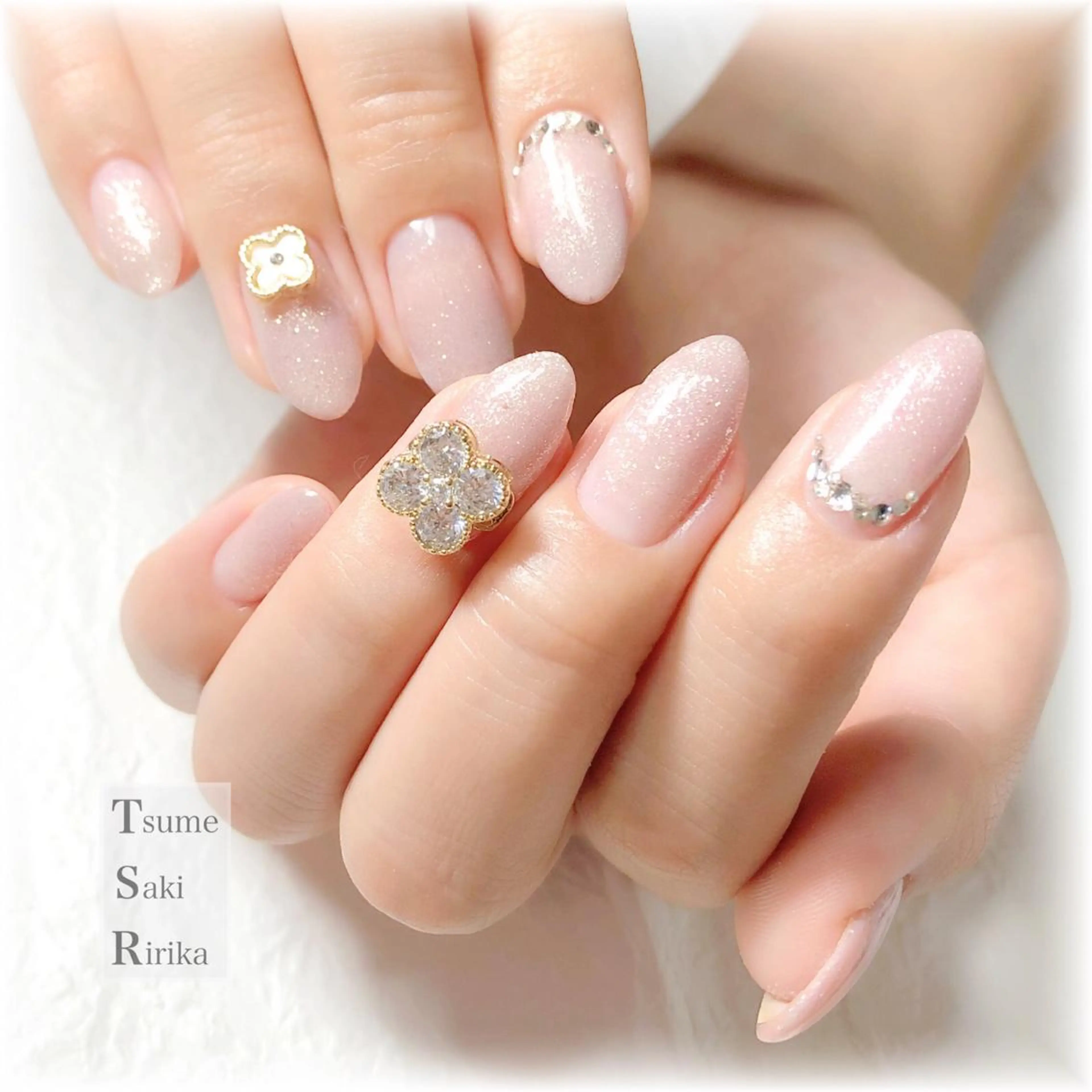 ネイル ハンドネイル ハンドケア 爪咲 りり花のネイルデザイン