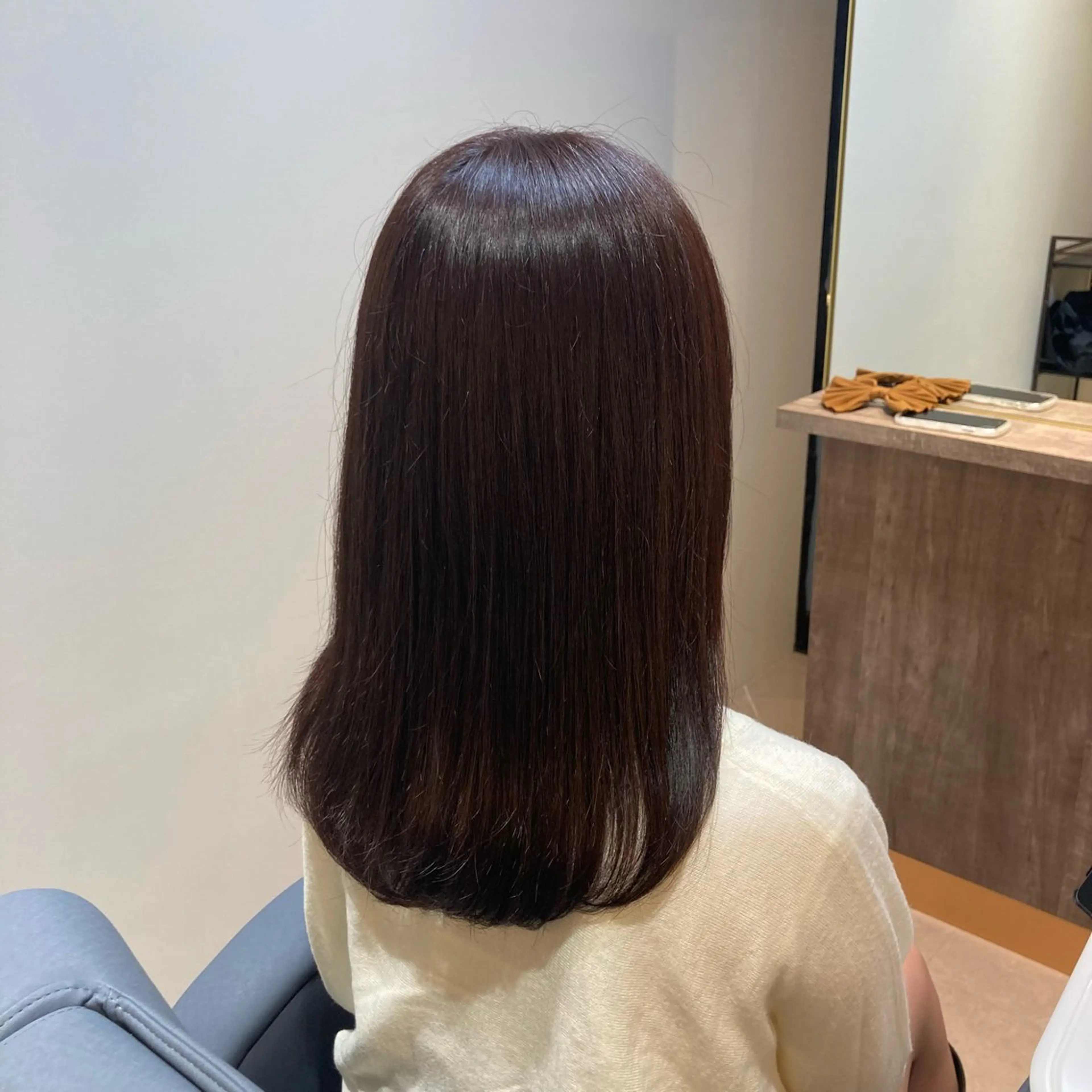 ロング カラー ブラウンカラー ピンクカラー ピンクブラウン ヘアカラー ピンクカラー🎀 米津 美佑のヘアスタイル