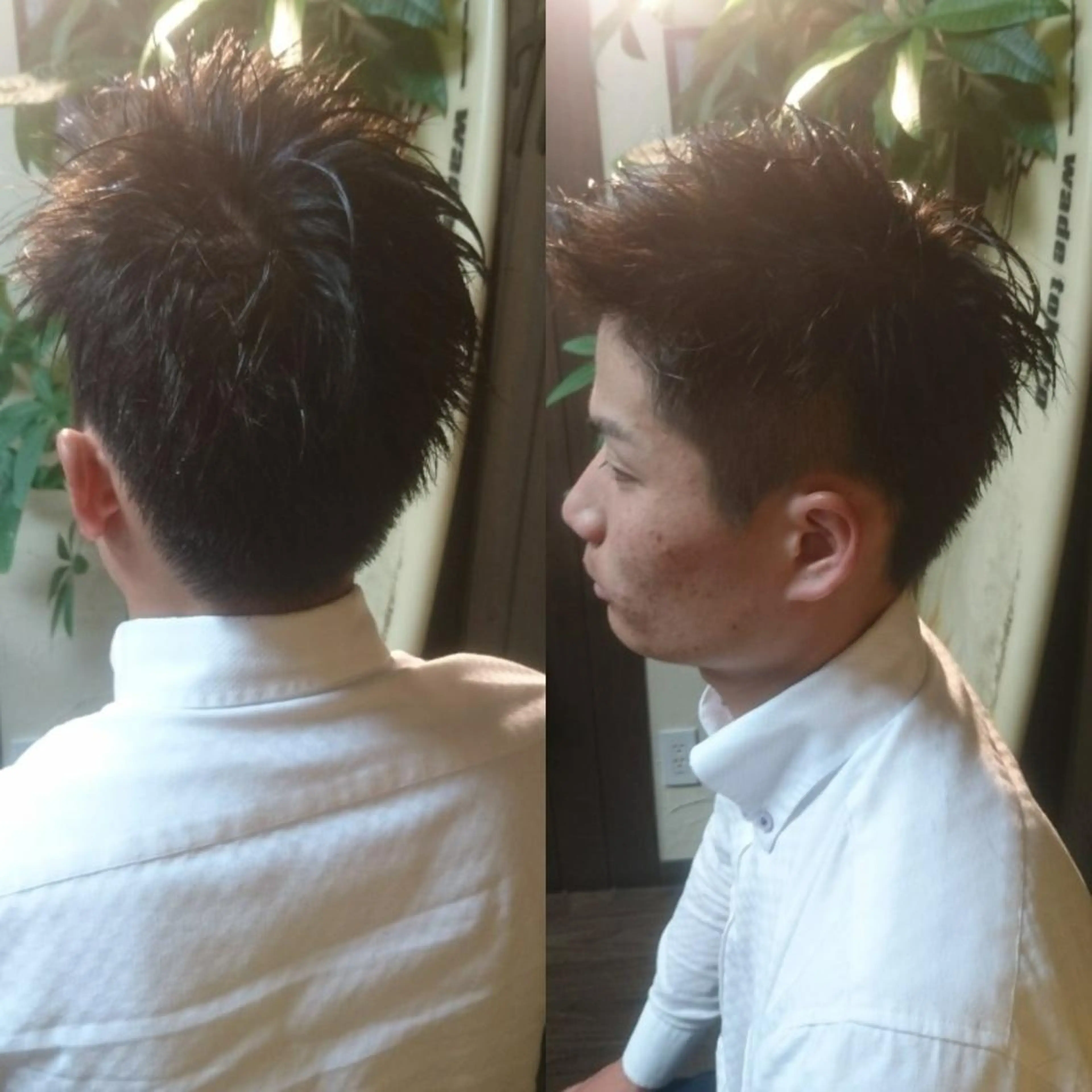 メンズ サンフラット所属・岡林 選のヘアスタイル