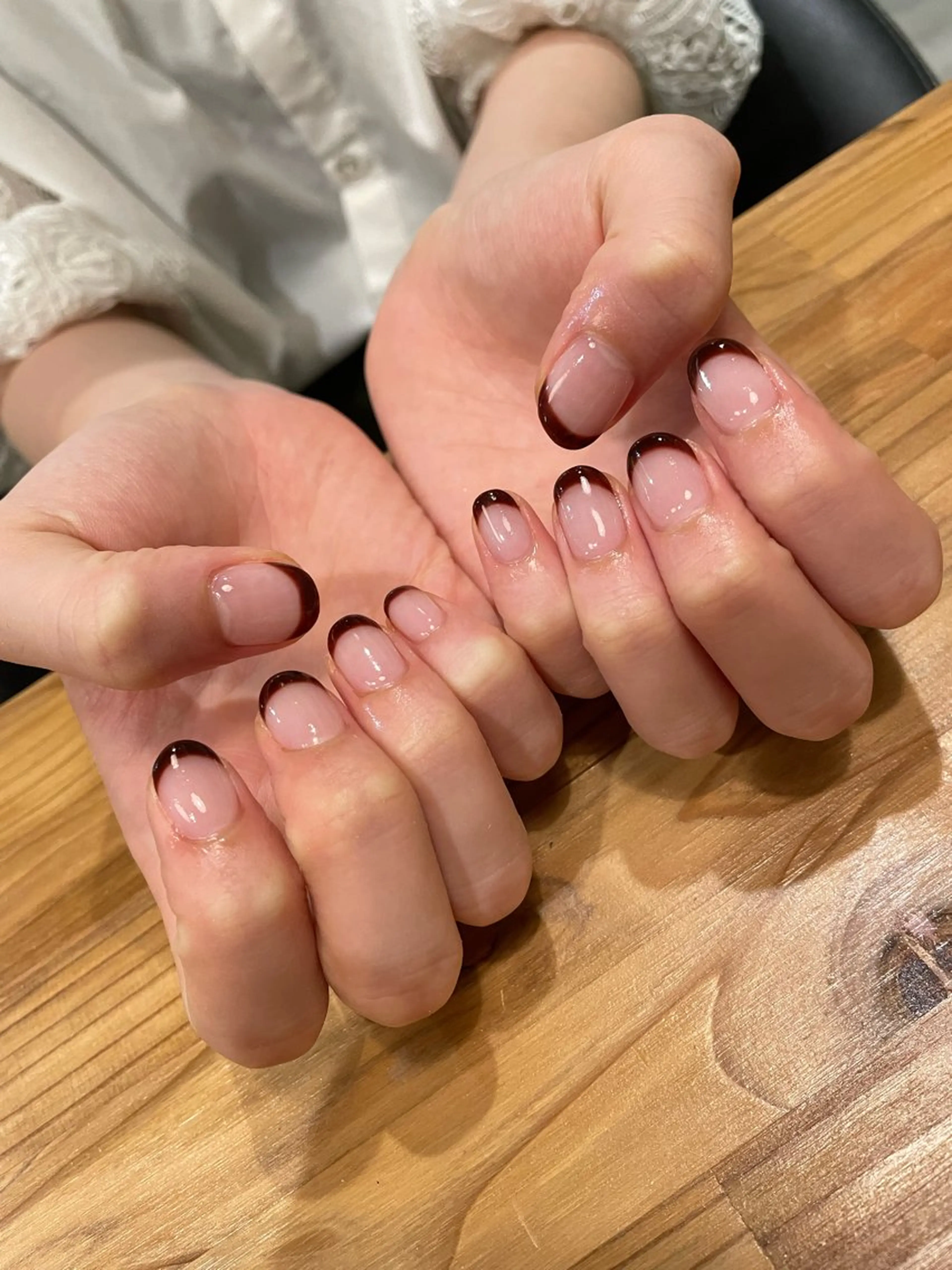 ネイル フレンチネイル ハンドネイル Mynail プライベートサロンのネイルデザイン