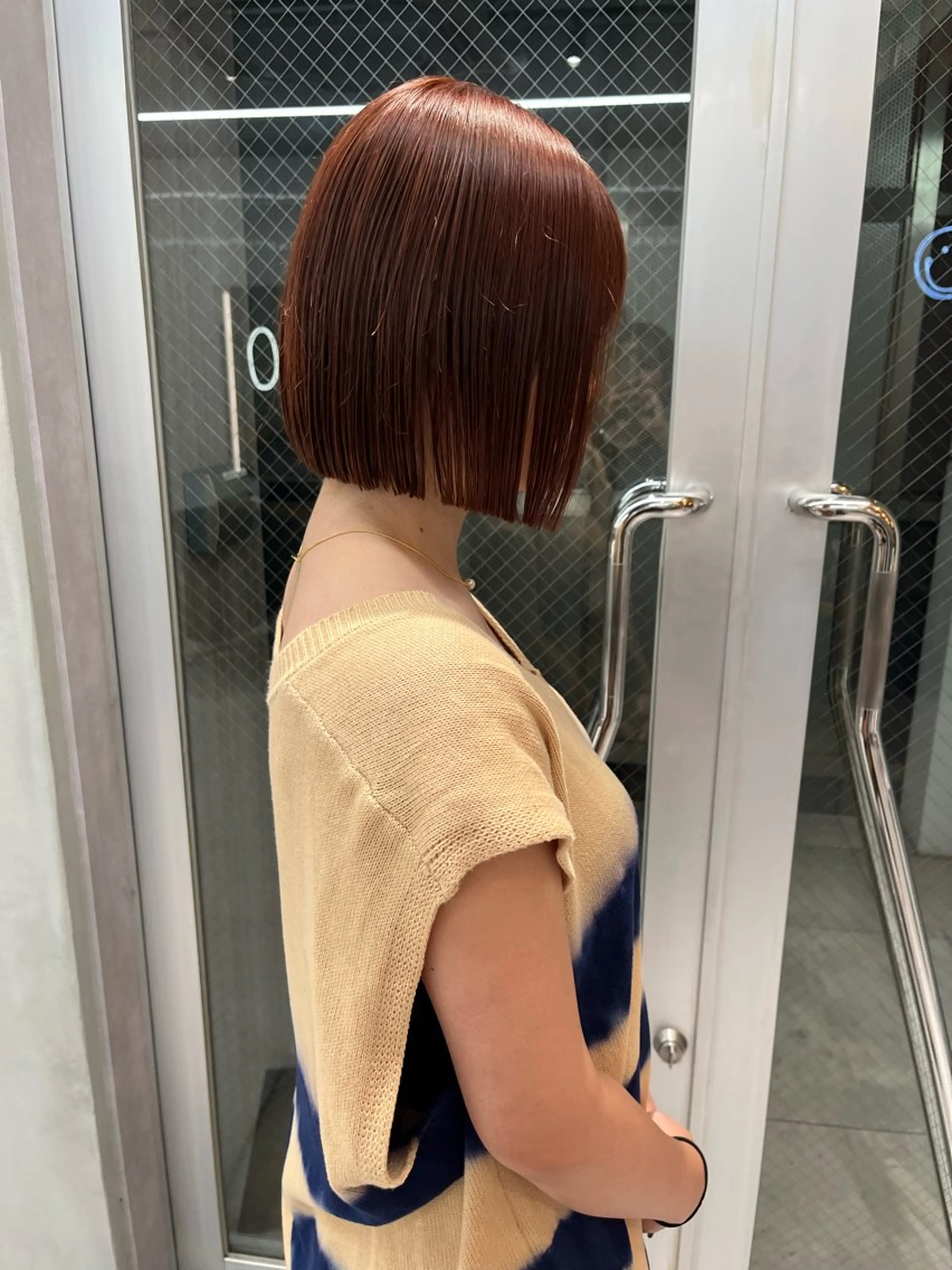 ミディアム カラー カット ヘアカラー トリートメント ボブ&艶髪透明感 カラー♡TOMOE♡のヘアスタイル