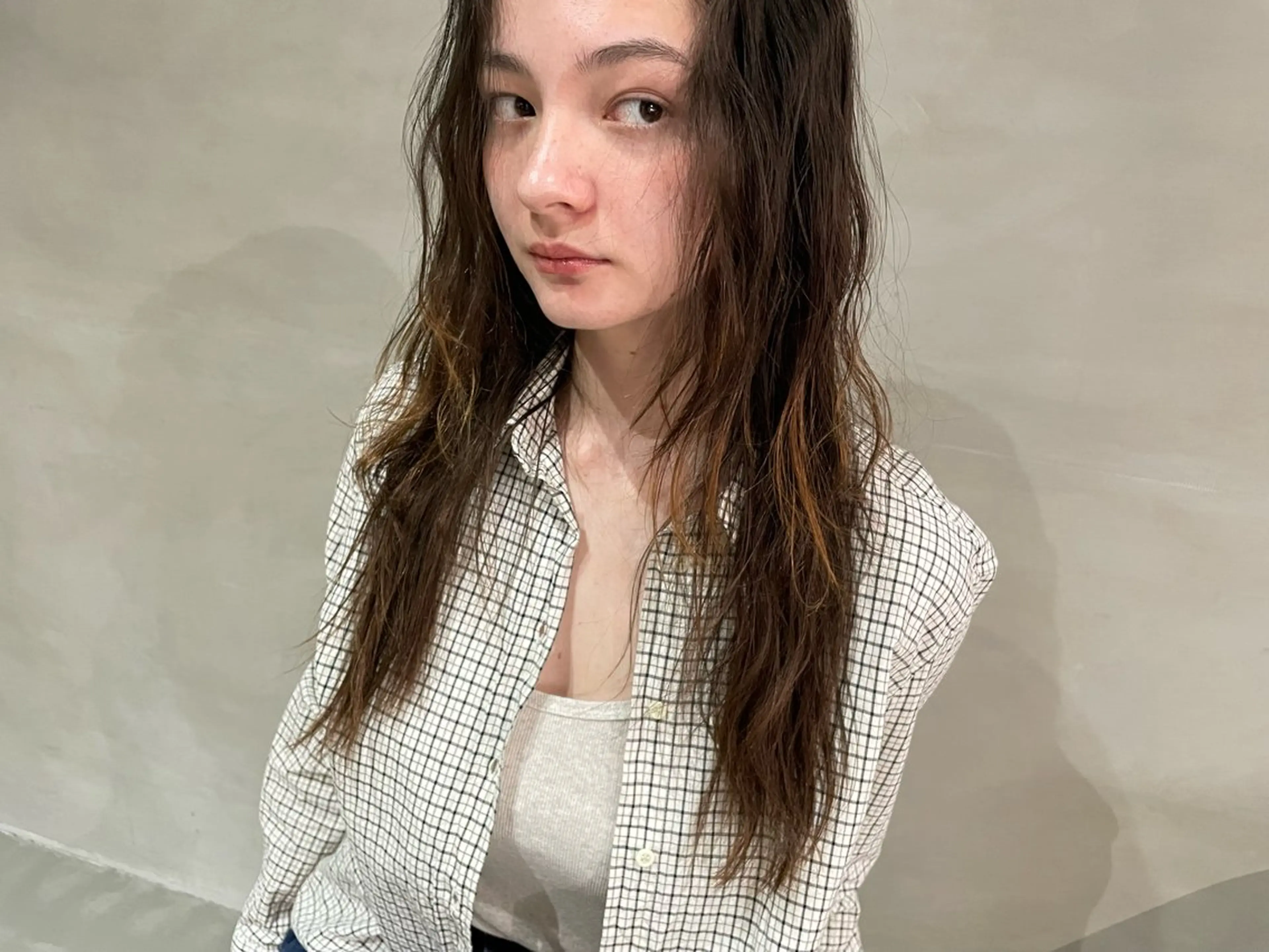 ロング カラー カット ヘアカラー トリートメント 狩野 羅夢のヘアスタイル
