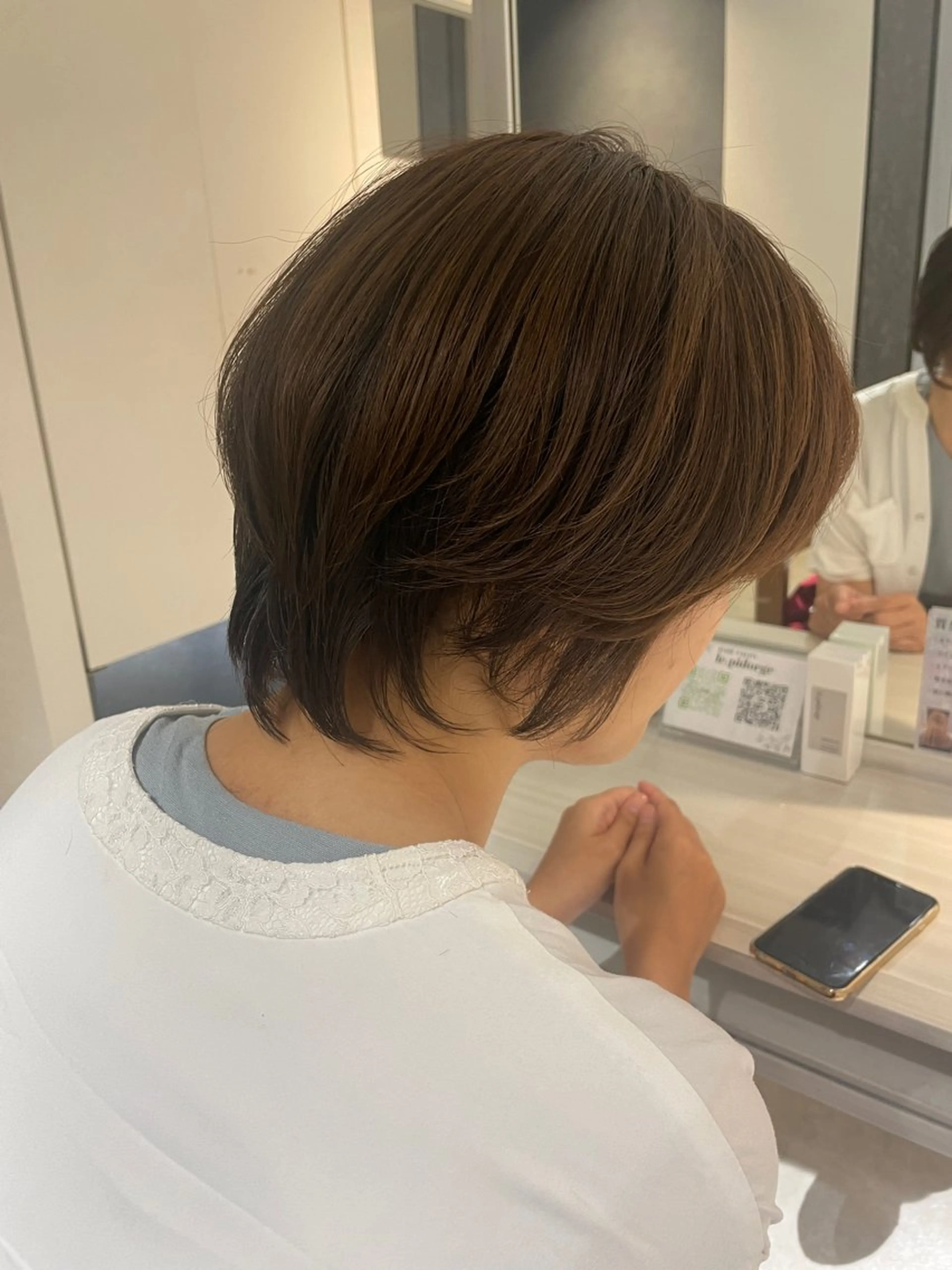 ショート カット ヘアカラー トリートメント le. pidorgeのヘアスタイル