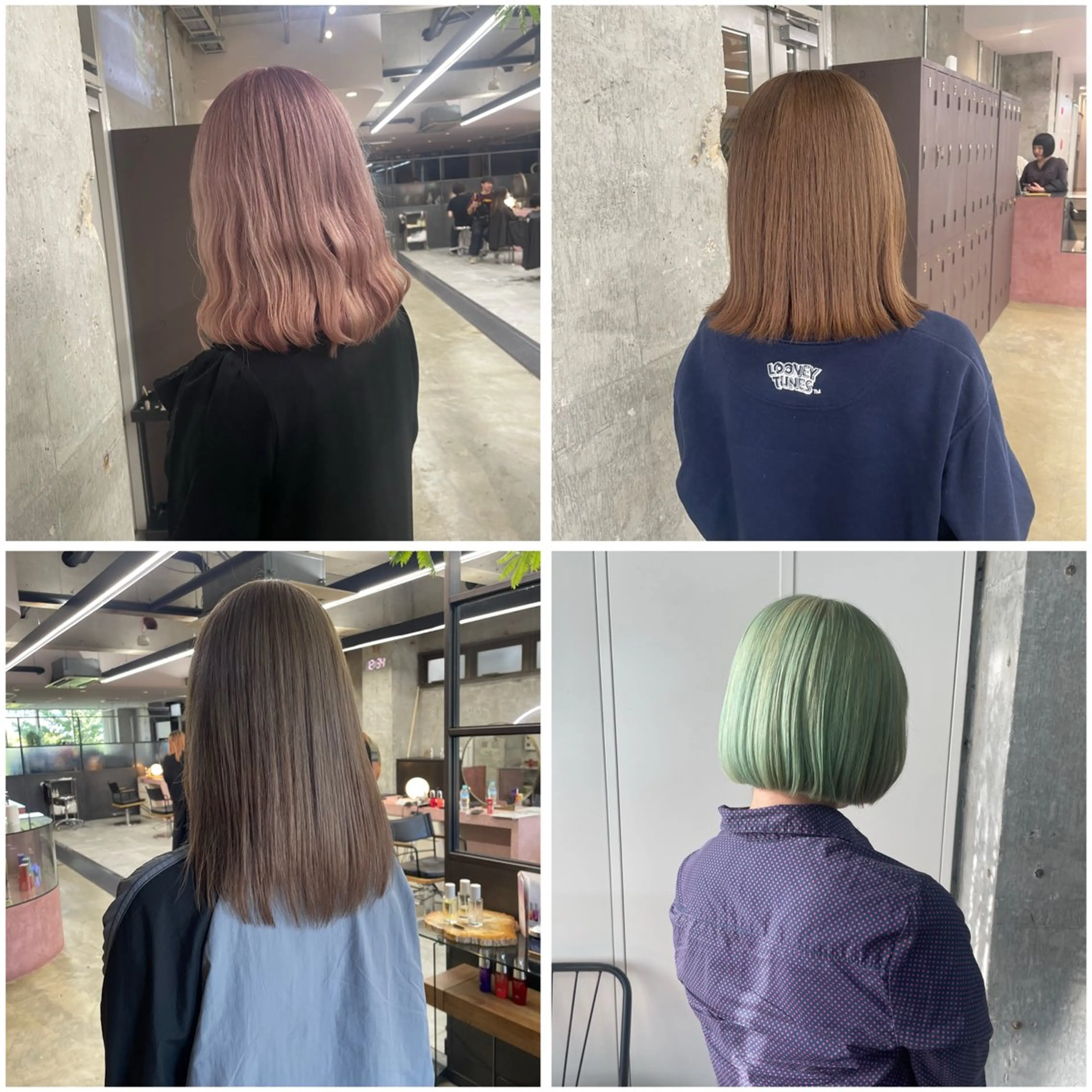 ミディアム 鈴木瑛里／ブロンド ベージュ／男女のヘアスタイル