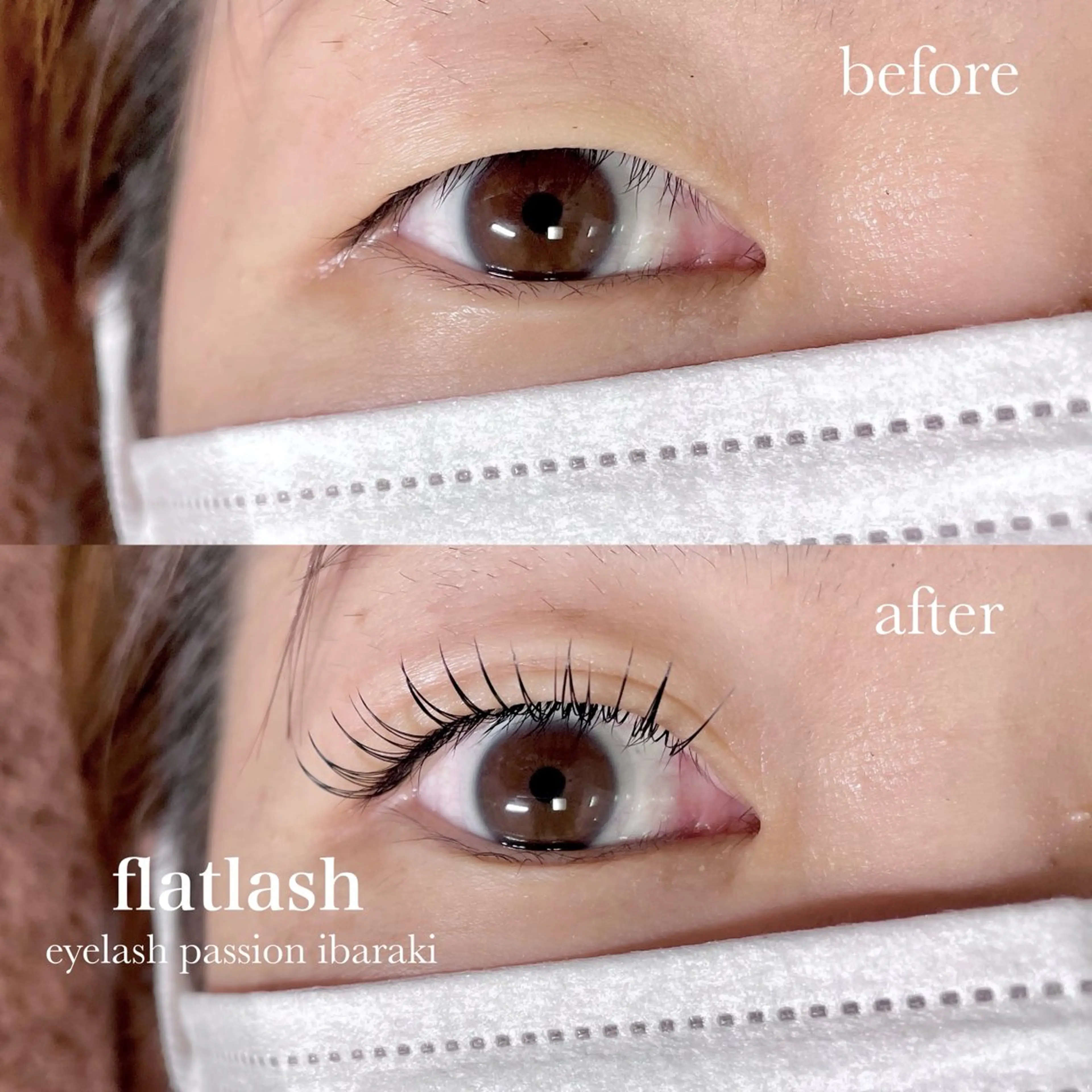 【 ご新規 】フラットラッシュ100本( オフ、アイシャンプー込み )の写真