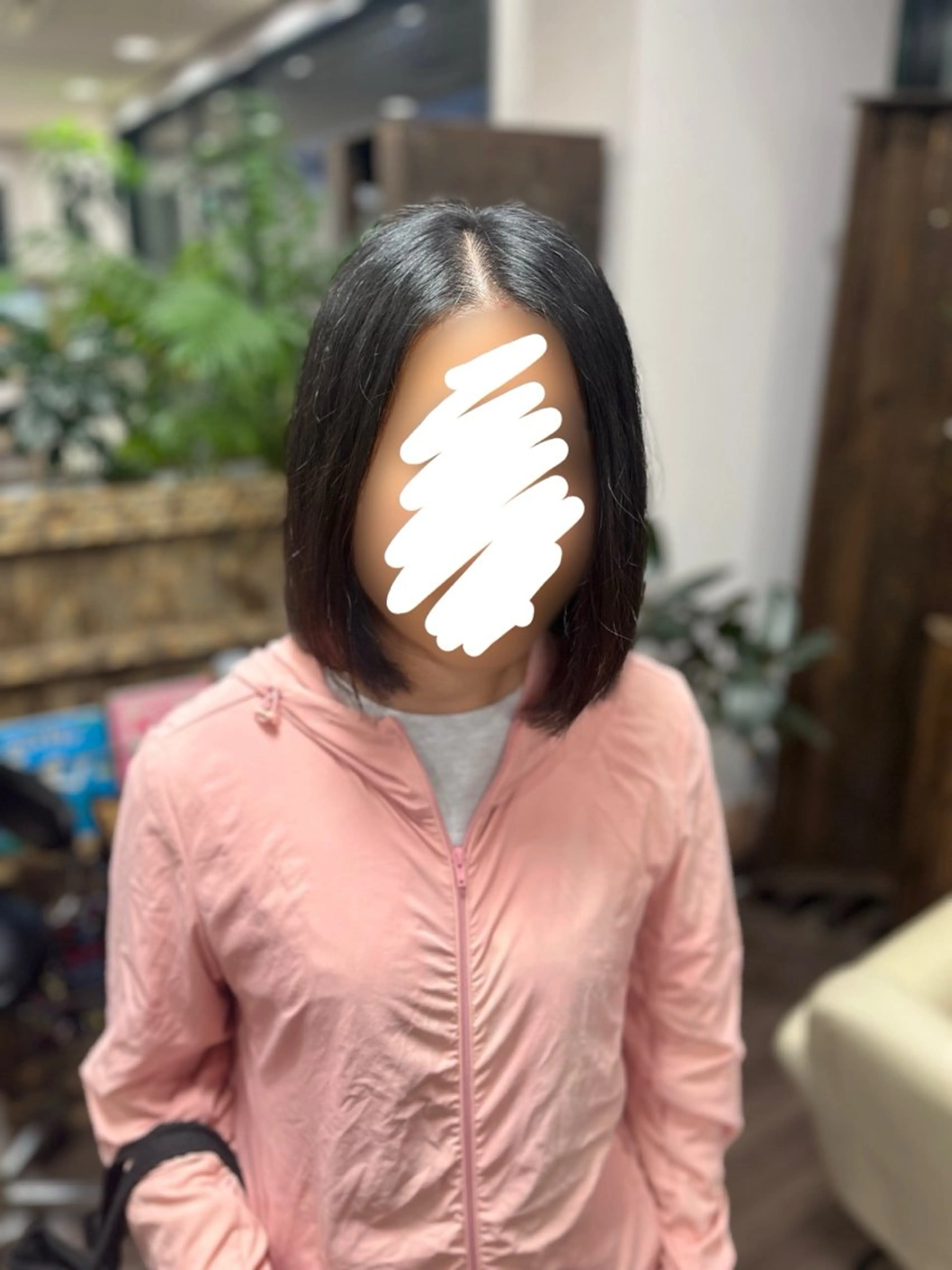 ミディアム ボブ assemblage 江川羽南のヘアスタイル