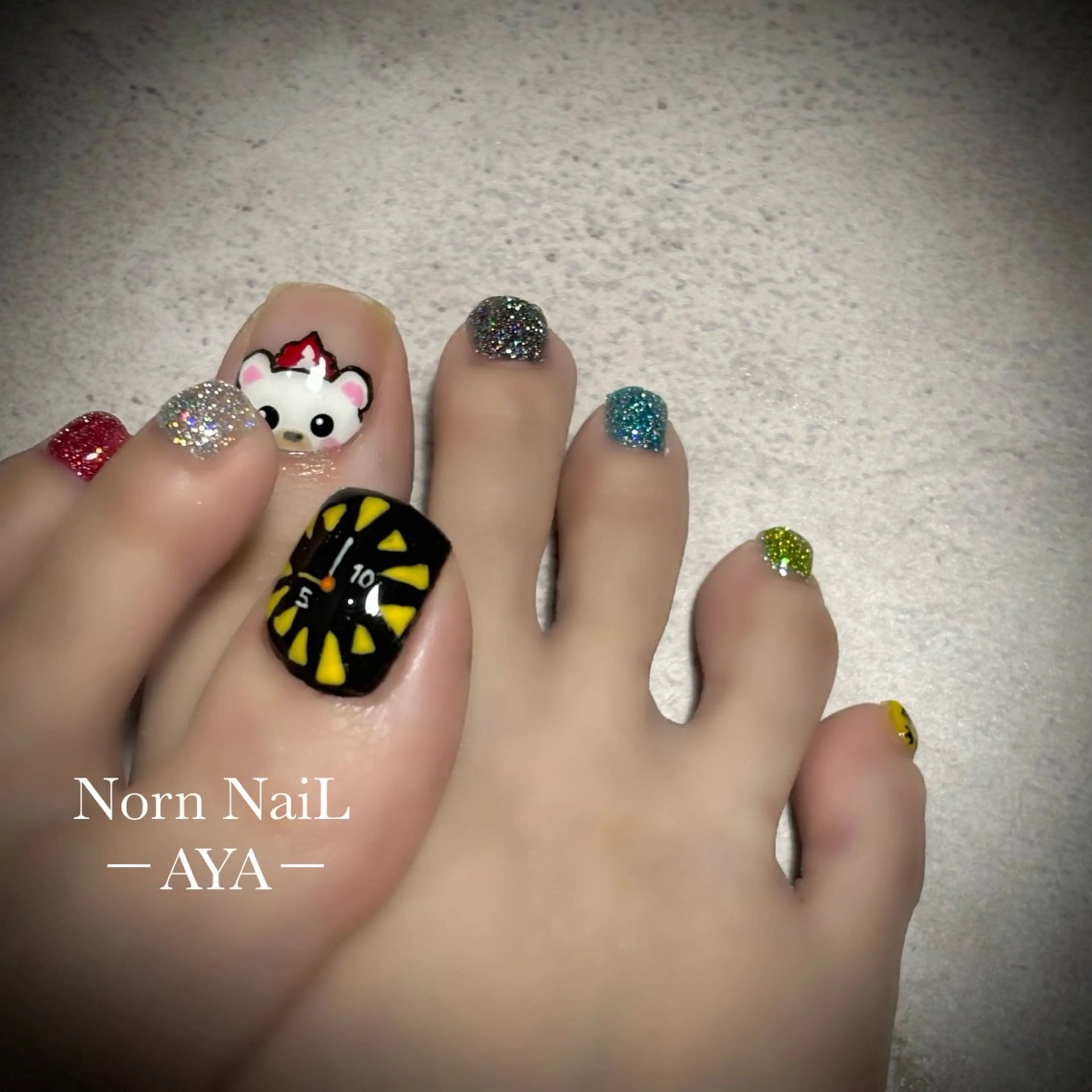 ネイル フットネイル U Ayaのネイルデザイン