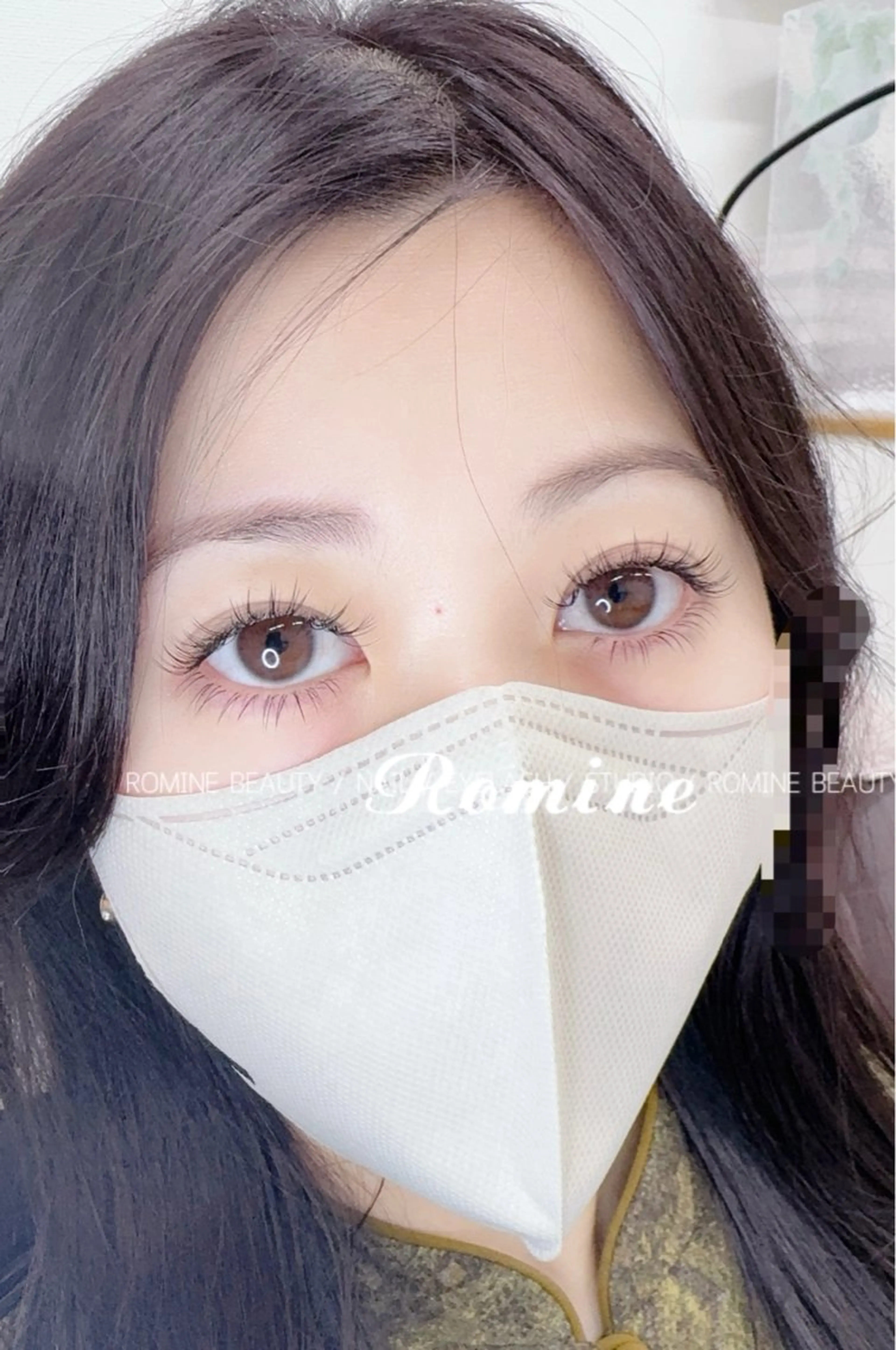 【オフ無料★韓国アイドル風】フラットラッシュ上下（上120本/下30本) ￥6980の写真