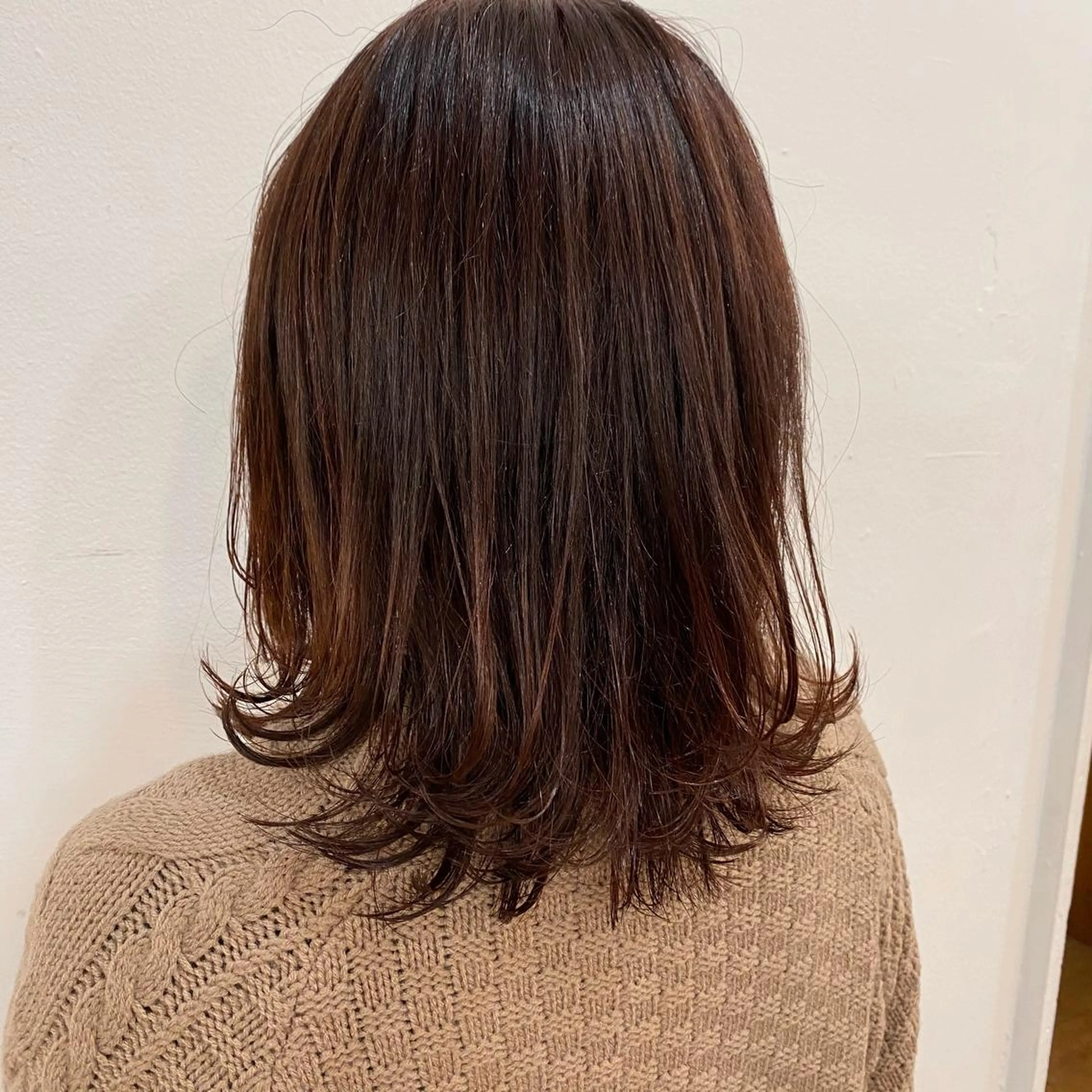 ミディアム 🪭risa 暖色/レイヤー🪭のヘアスタイル