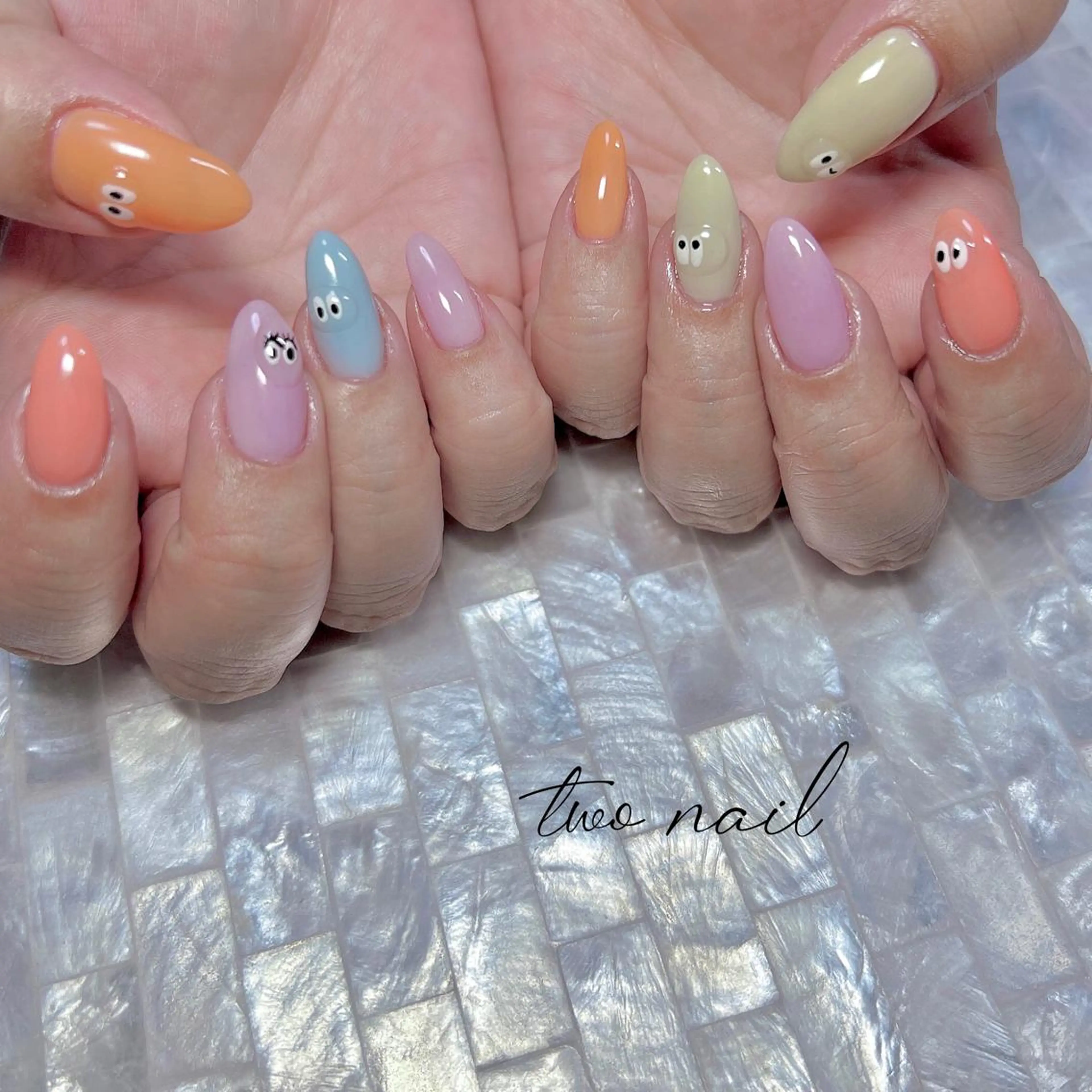 ネイル アートネイル フットネイル ハート ニュアンスネイル オフィスネイル ハンドネイル two nailのネイルデザイン