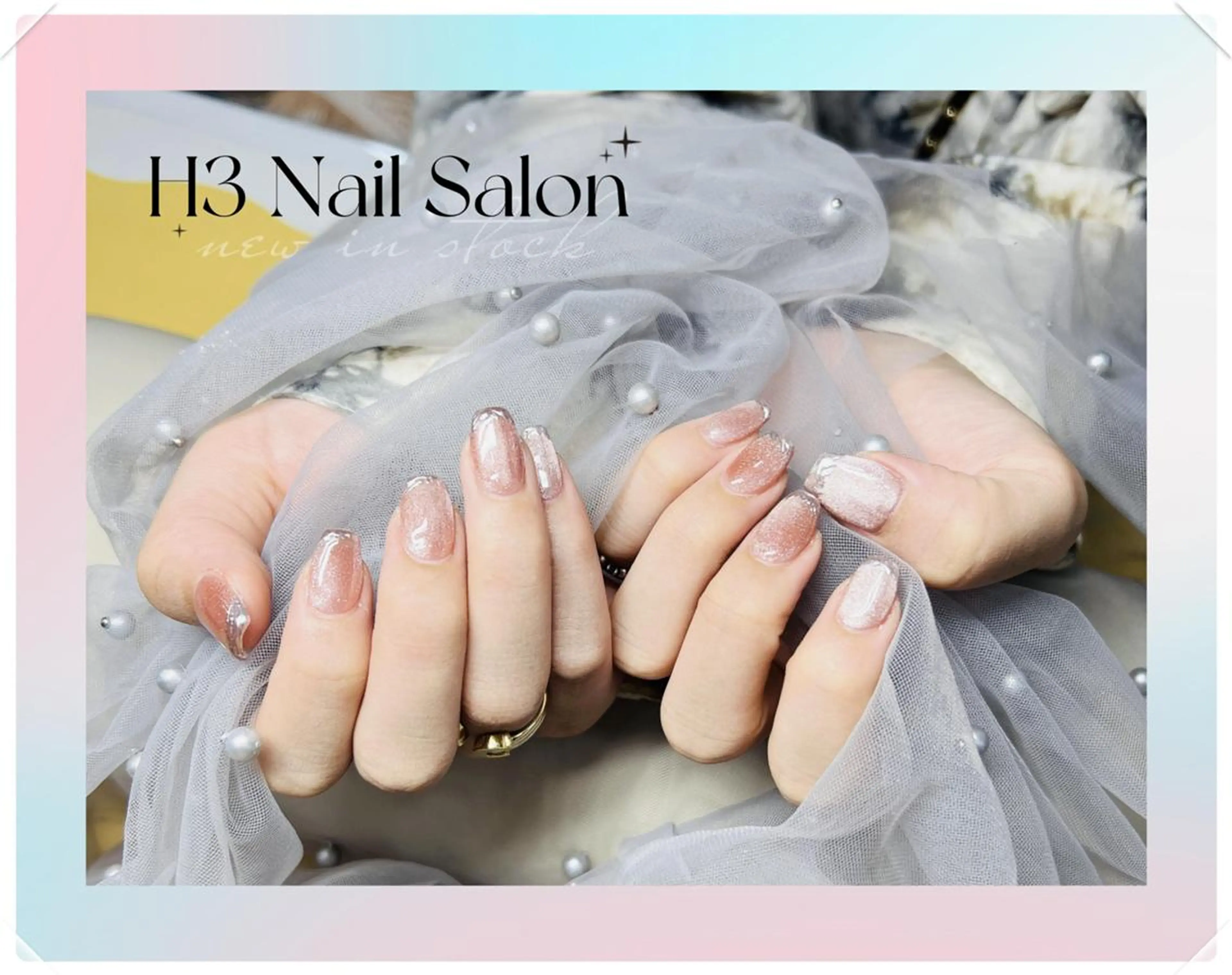 ミディアム ハンドネイル Rola kira ゆめのネイルデザイン