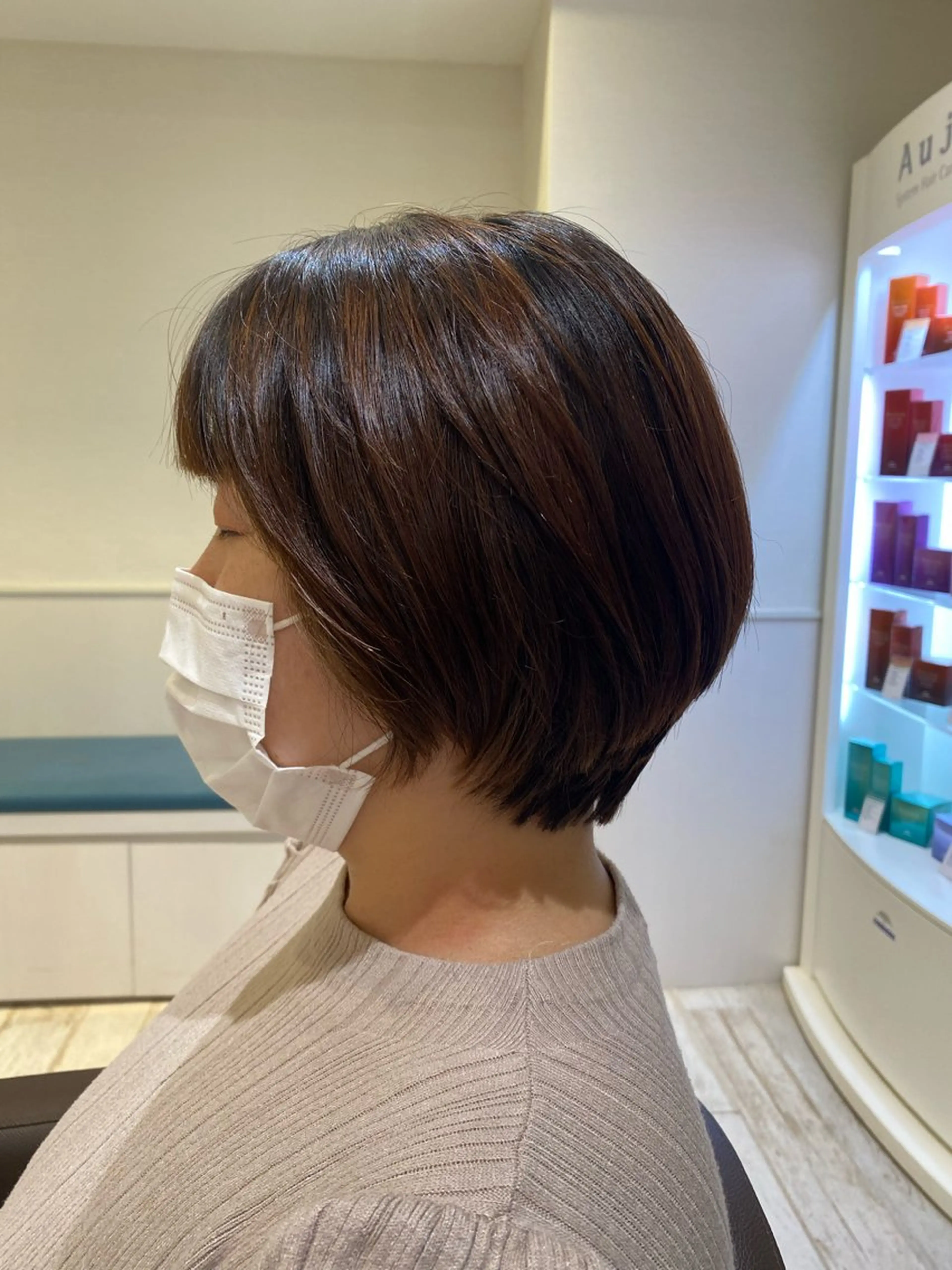 ショート ショートボブ ボブ ショートヘア 朴 鈴香のヘアスタイル