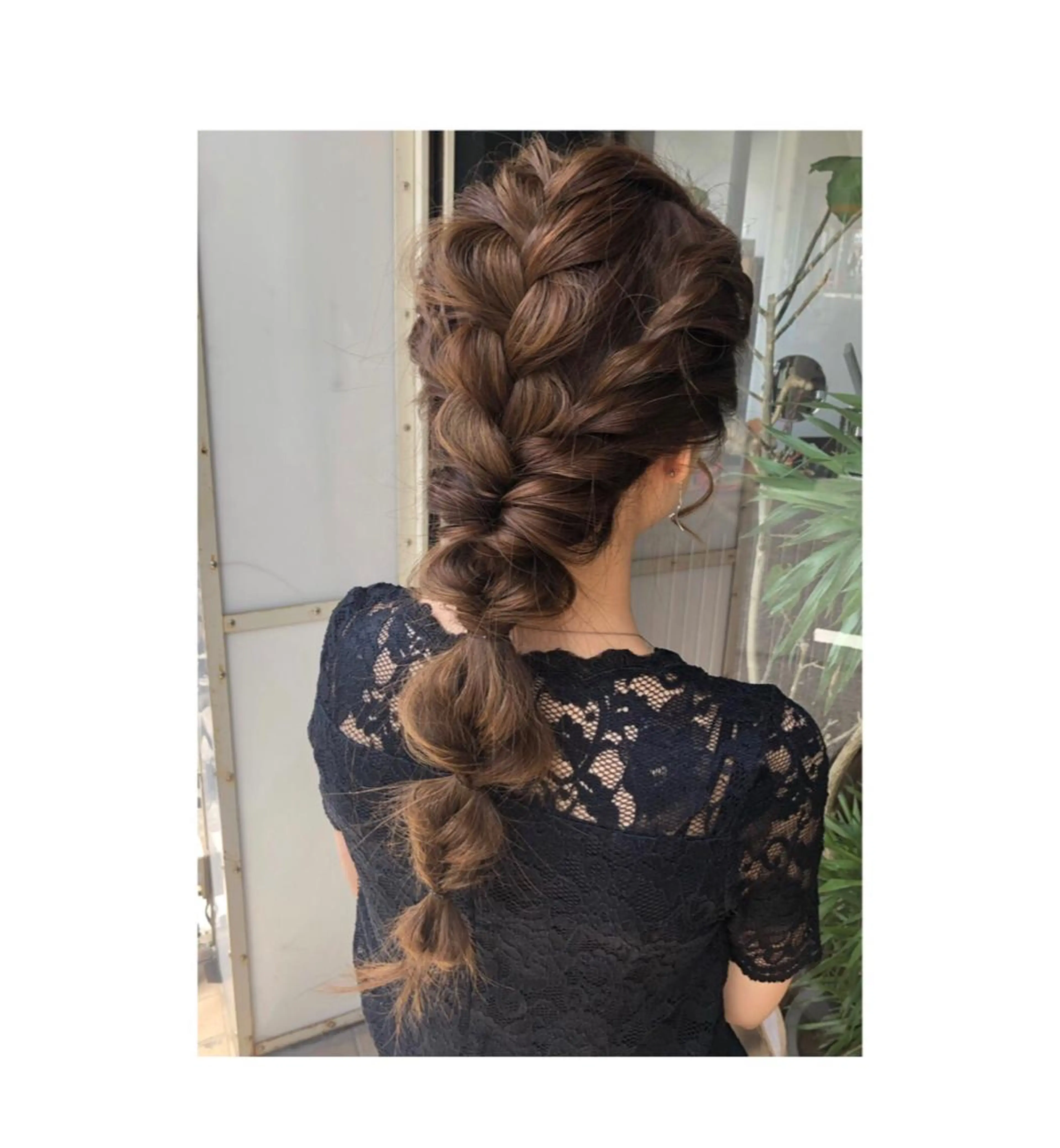 ロング ヘアアレンジ あらい なつみのヘアスタイル