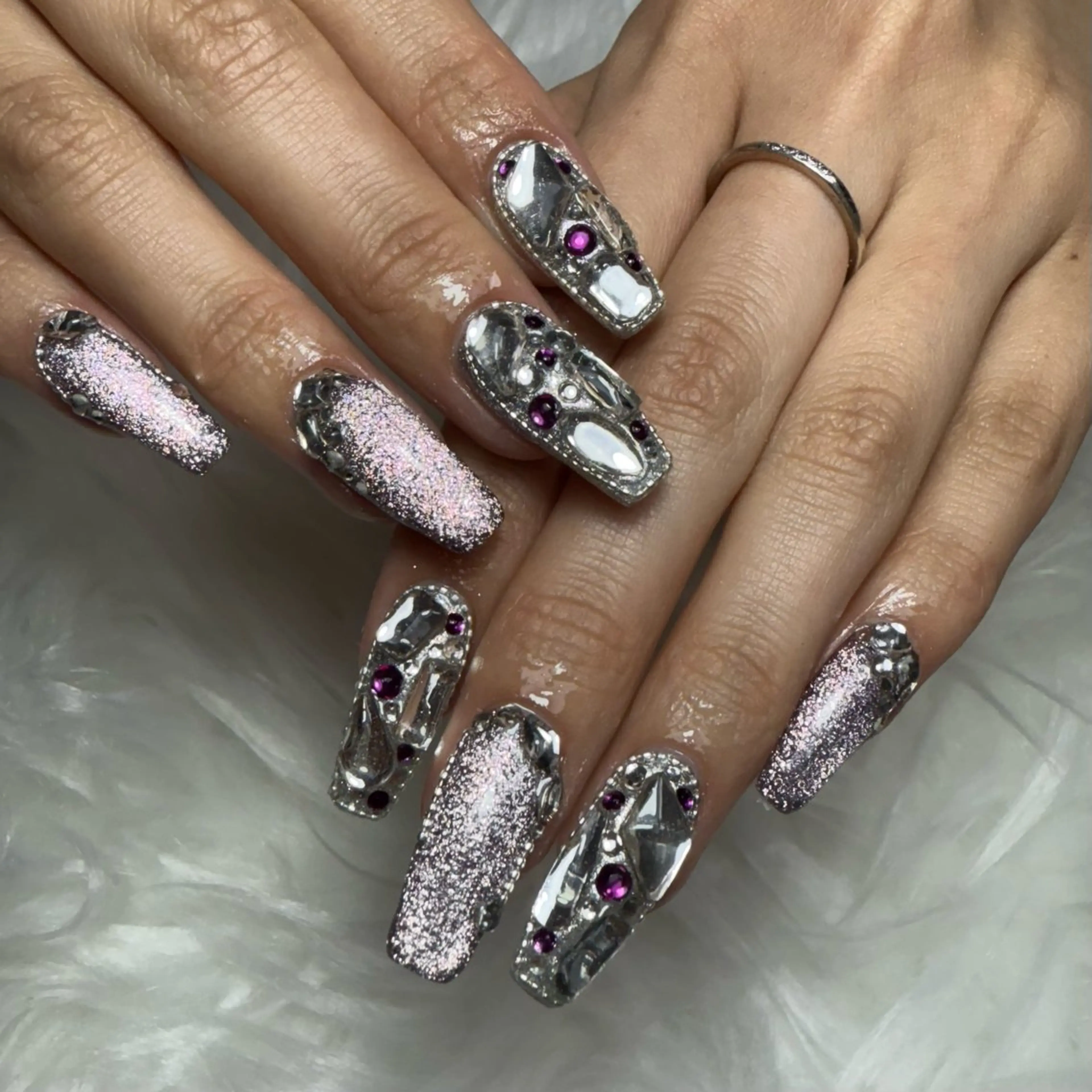 ネイル フラッシュネイル フラッシュマグ ハンドネイル L'ino nailのネイルデザイン