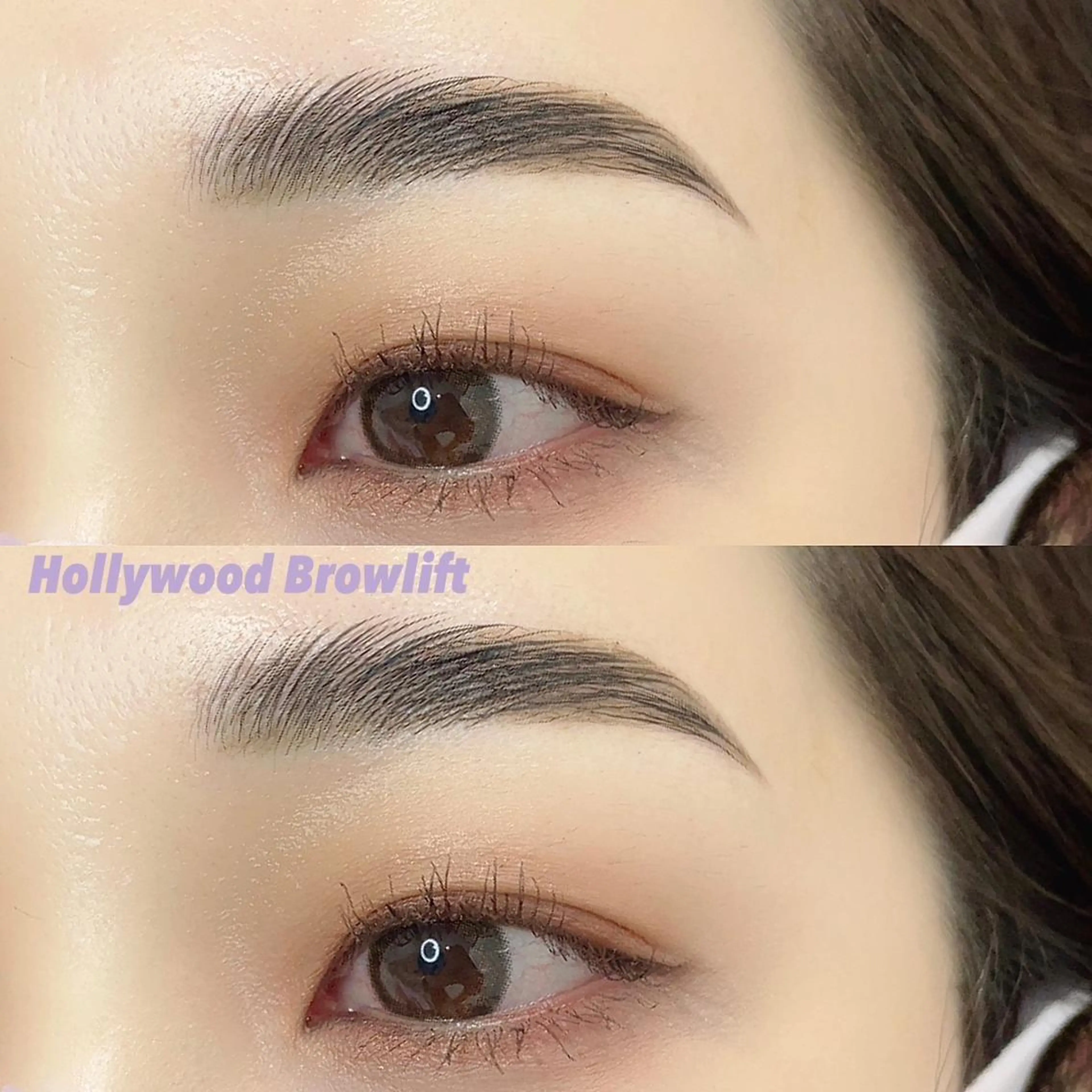 【眉毛パーマ】ハリウッドブロウリフト/WAX&眉メイク込◆¥5000の写真
