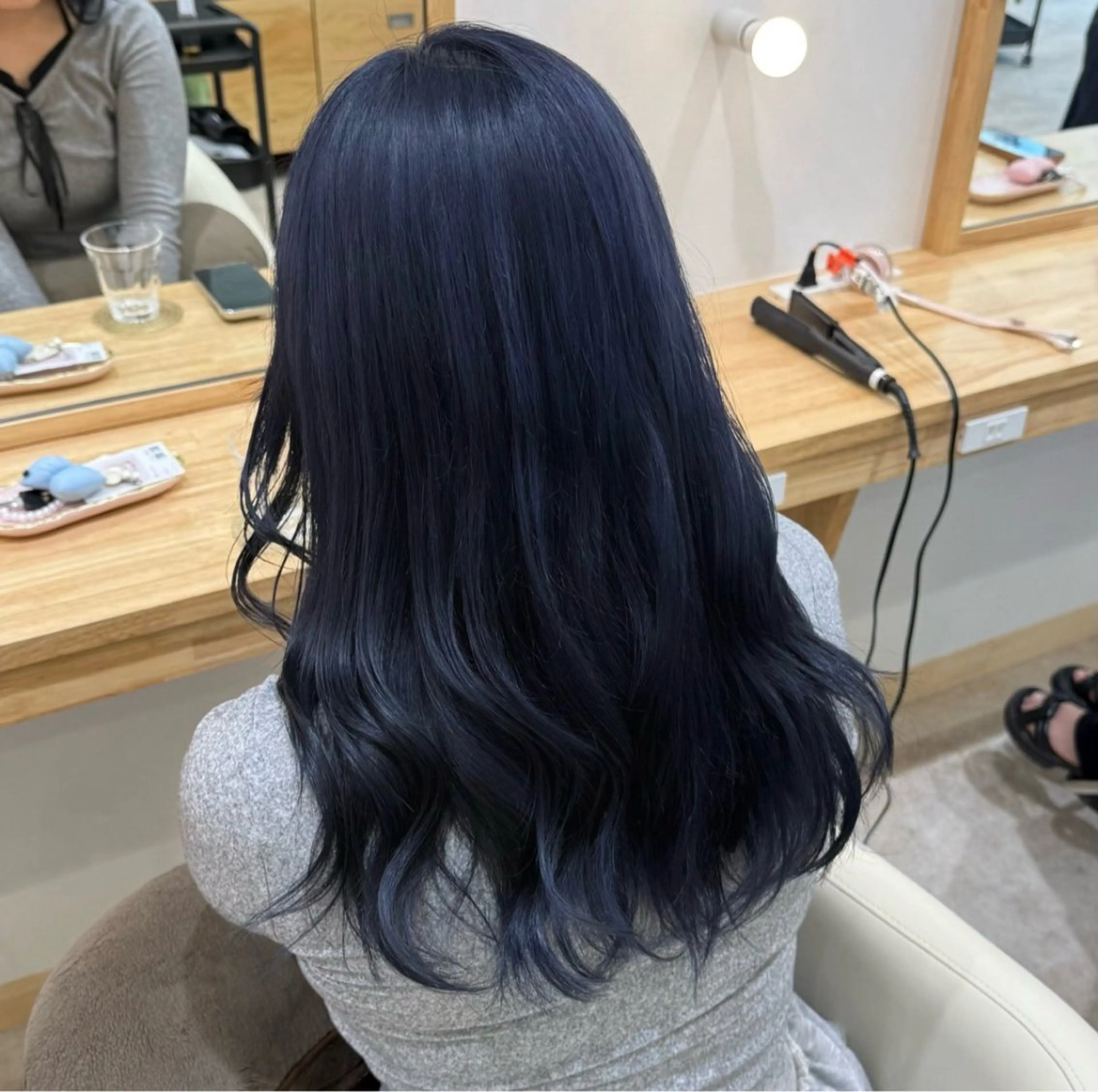 セミロング カラー カット ヘアカラー トリートメント 柔らかいbeige ￤韓国￤🩰マユ🩰のヘアスタイル